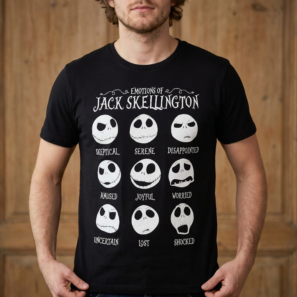 Image produit Nightmare Before Christmas - Jack Emotions T-Shirt Femme Noir