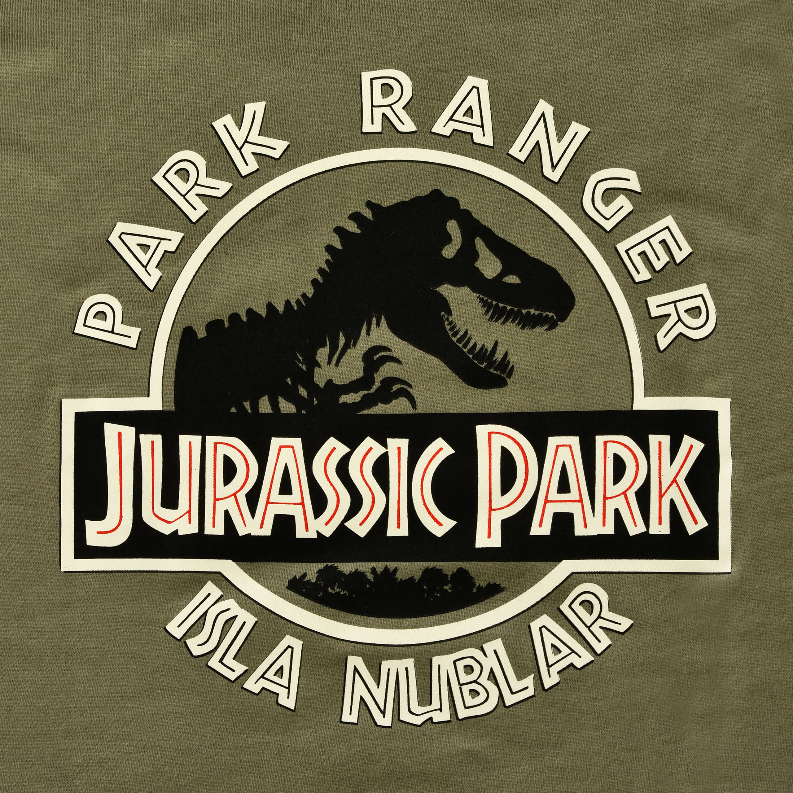 Image produit T-Shirt Park Ranger Vert - Jurassic Park