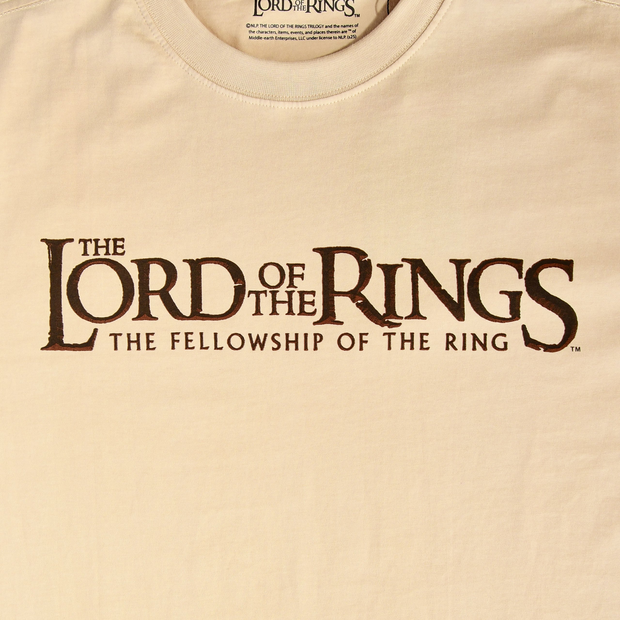 Image produit Le Seigneur des Anneaux - T-shirt oversize beige Rohan et Gondor