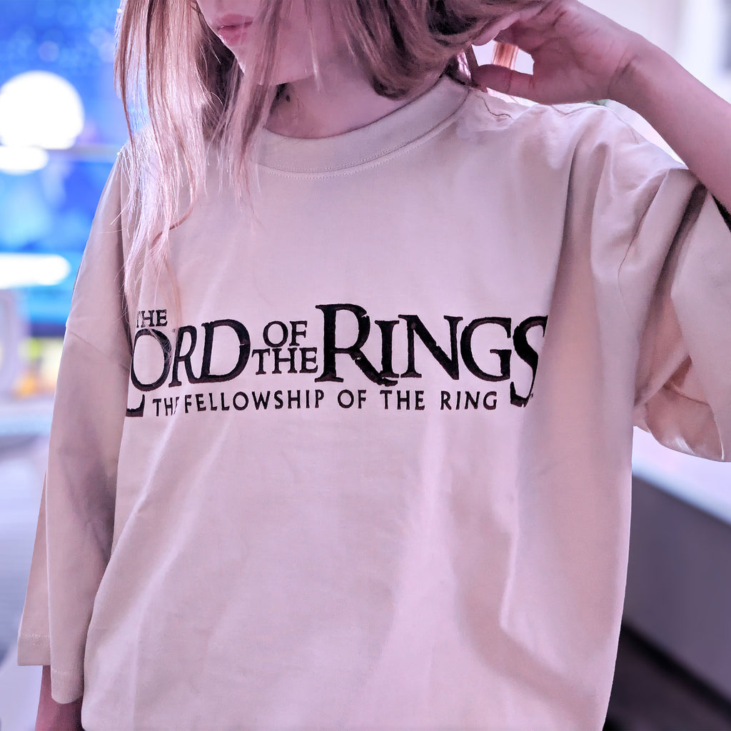 Image produit Le Seigneur des Anneaux - T-shirt oversize beige Rohan et Gondor