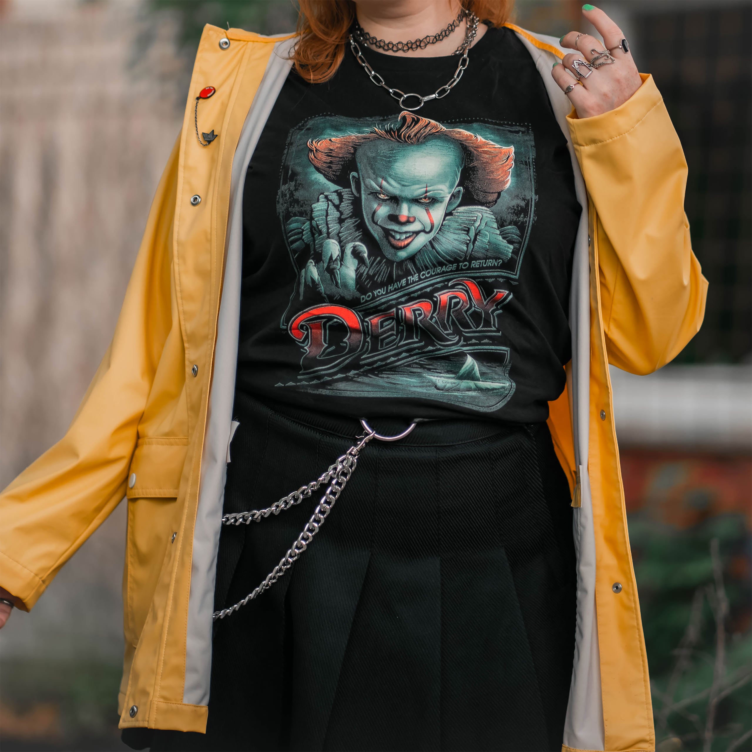 Image produit T-shirt Retour à Derry noir - Ça de Stephen King