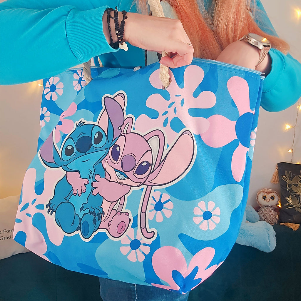 Image produit Sac Shopper Stitch et Angel - Lilo & Stitch