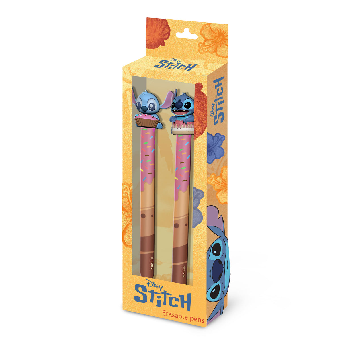 Product image Stitch Ballpoint Pens with Eraser Function 2-Pack - Lilo & Stitch