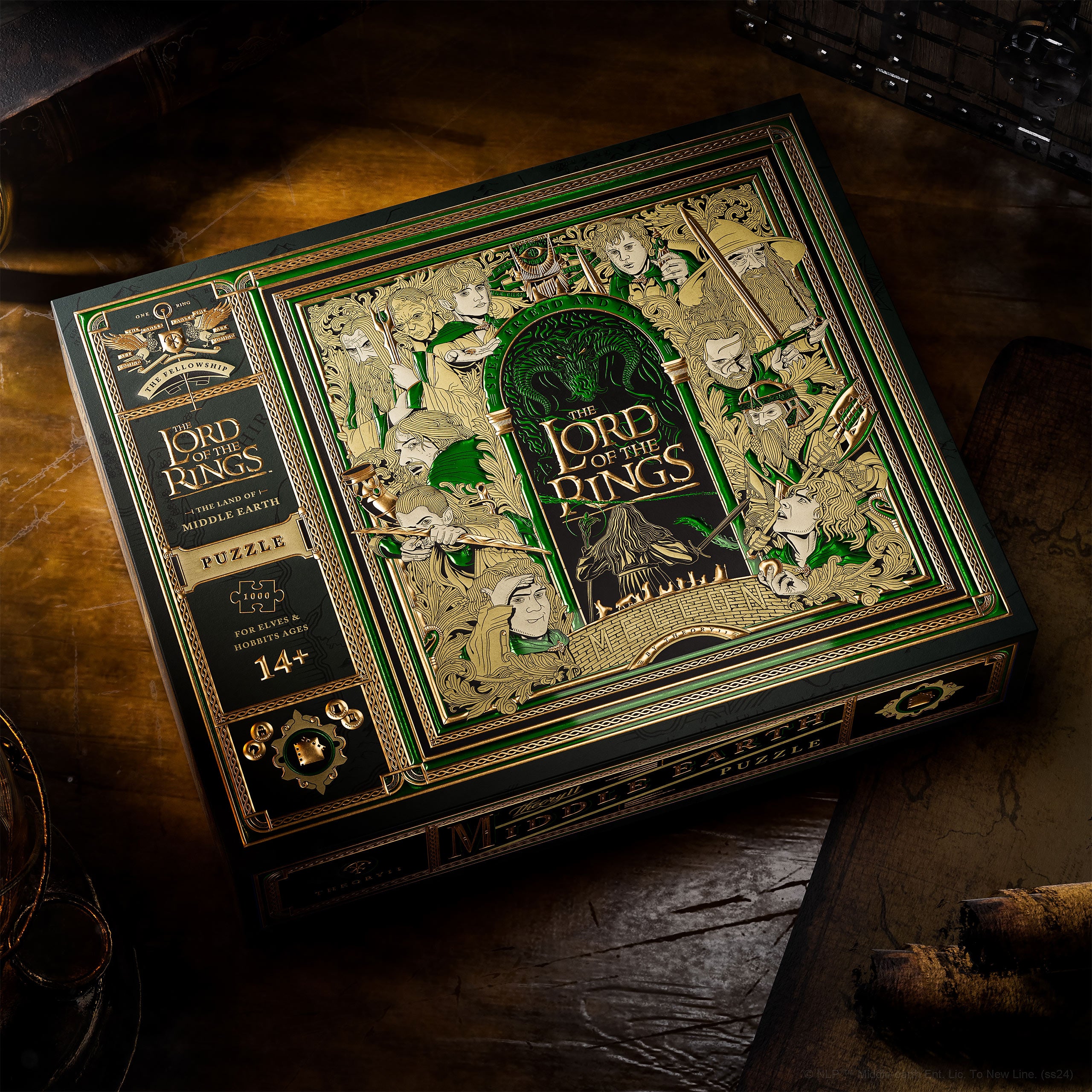 Image produit Le Seigneur des Anneaux - Portes de la Terre du Milieu Puzzle Premium