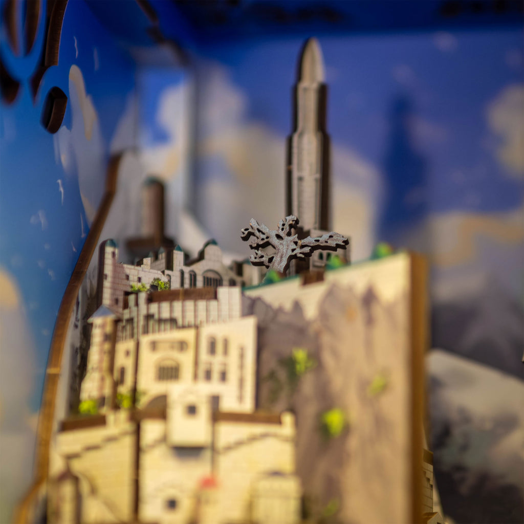 Image produit Le Seigneur des Anneaux - Minas Tirith Book Nook kit maquette en bois