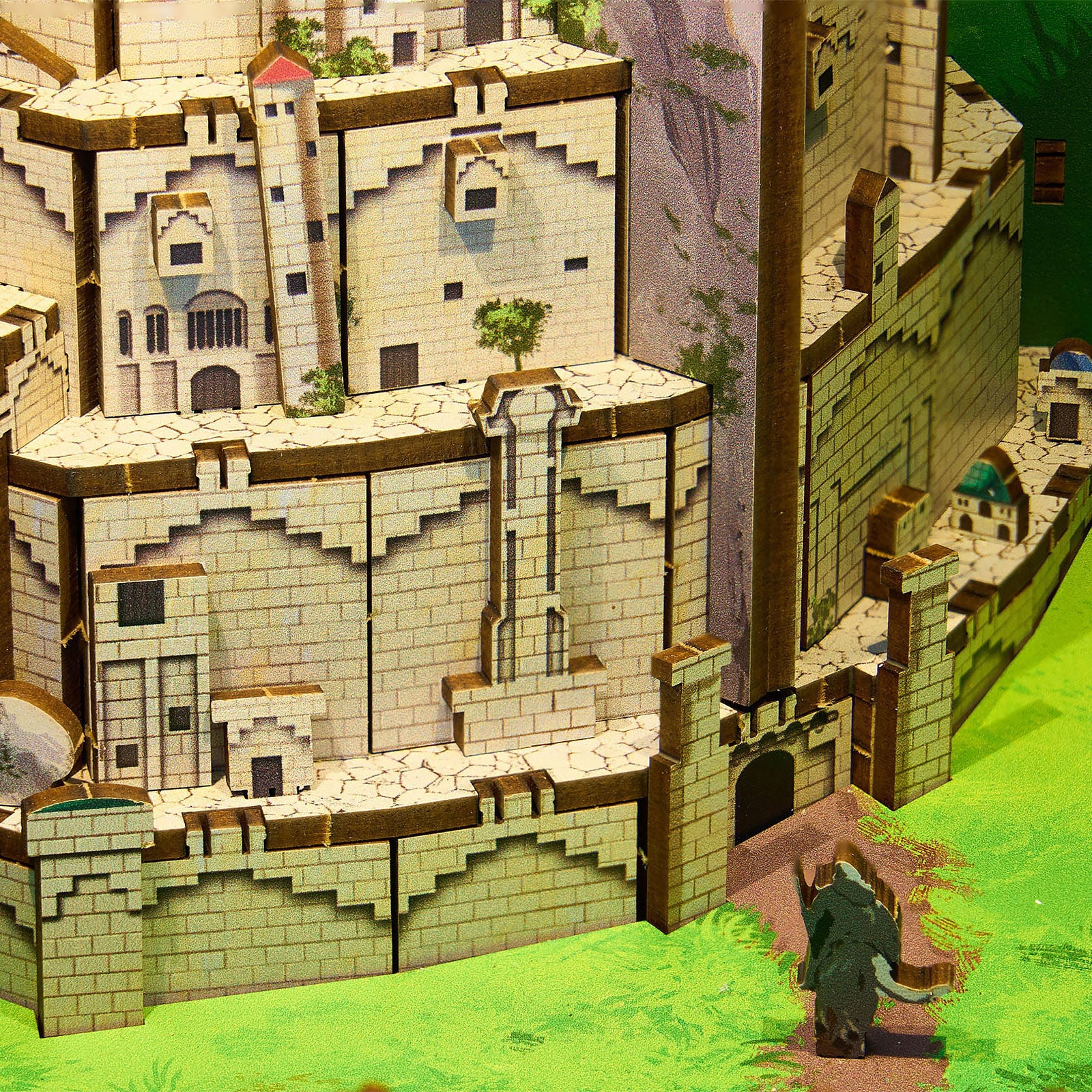 Image produit Le Seigneur des Anneaux - Minas Tirith Book Nook kit maquette en bois