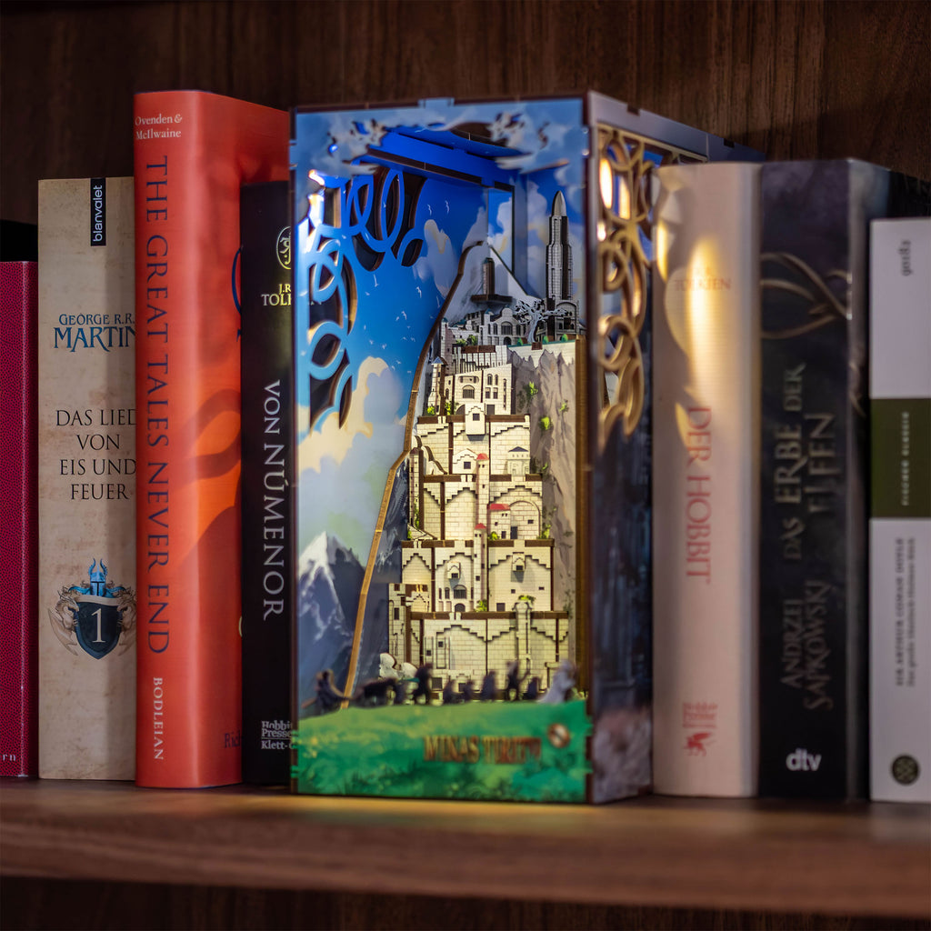 Image produit Le Seigneur des Anneaux - Minas Tirith Book Nook kit maquette en bois