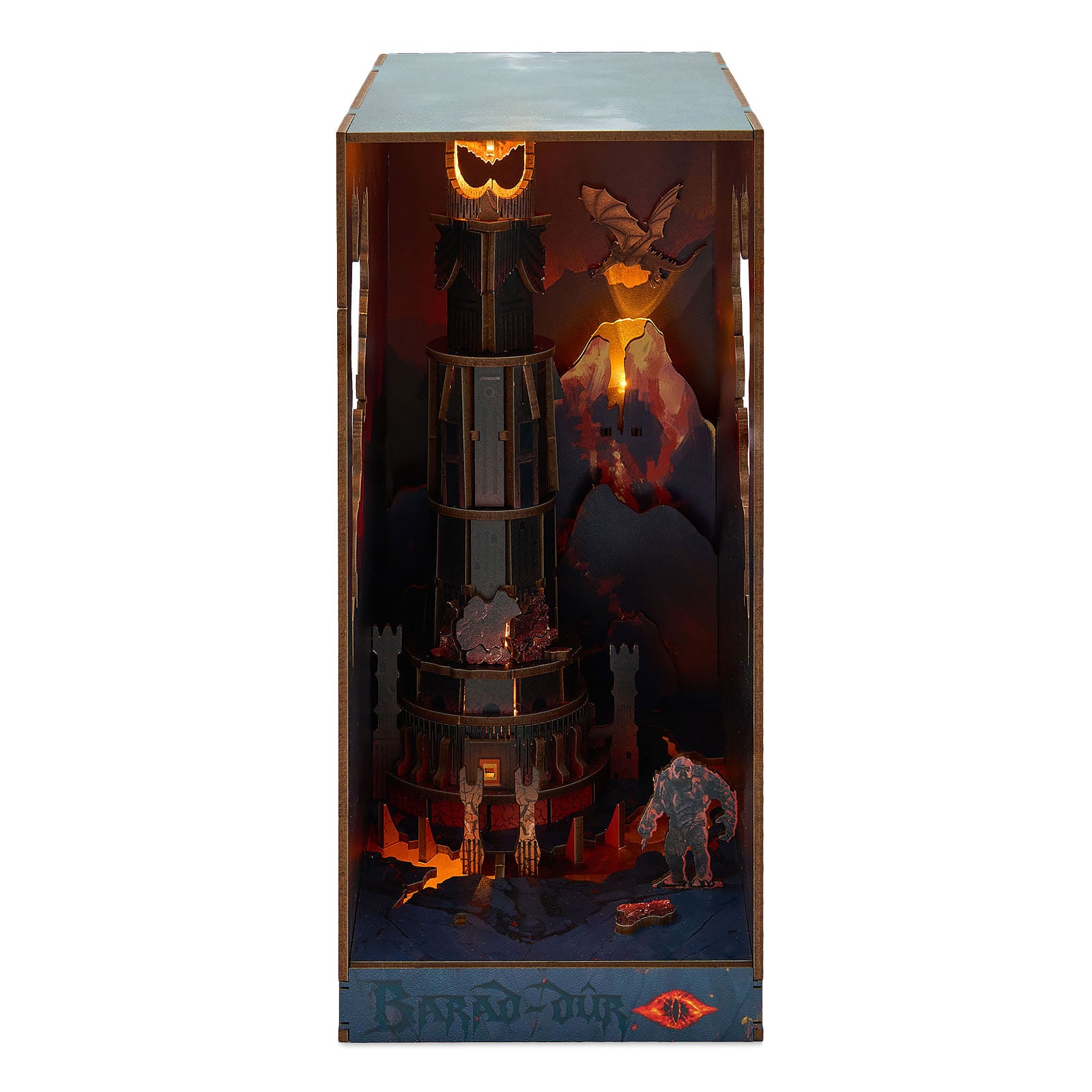 Image produit Le Seigneur des Anneaux - Book Nook Barad-dûr kit maquette en bois