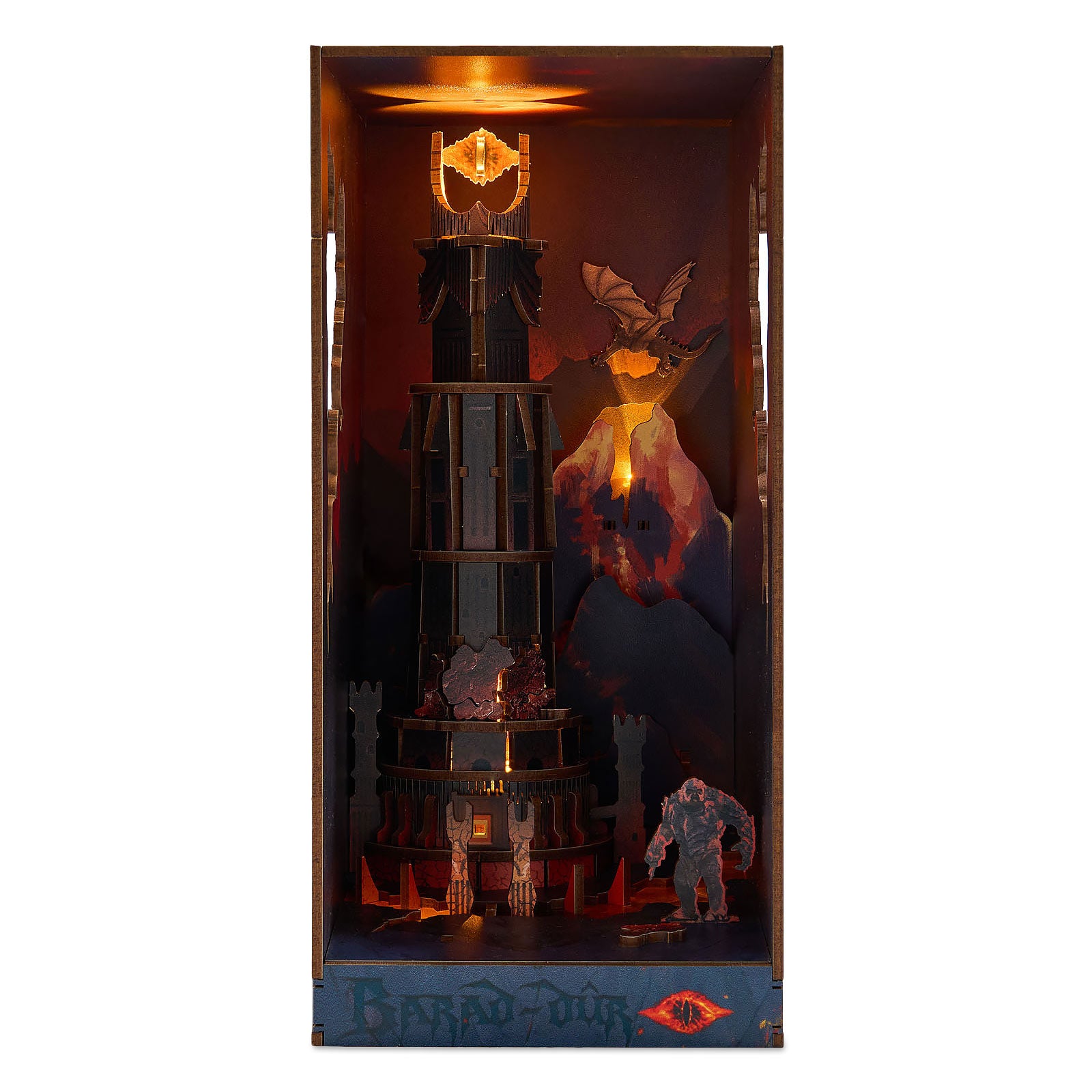 Image produit Le Seigneur des Anneaux - Book Nook Barad-dûr kit maquette en bois