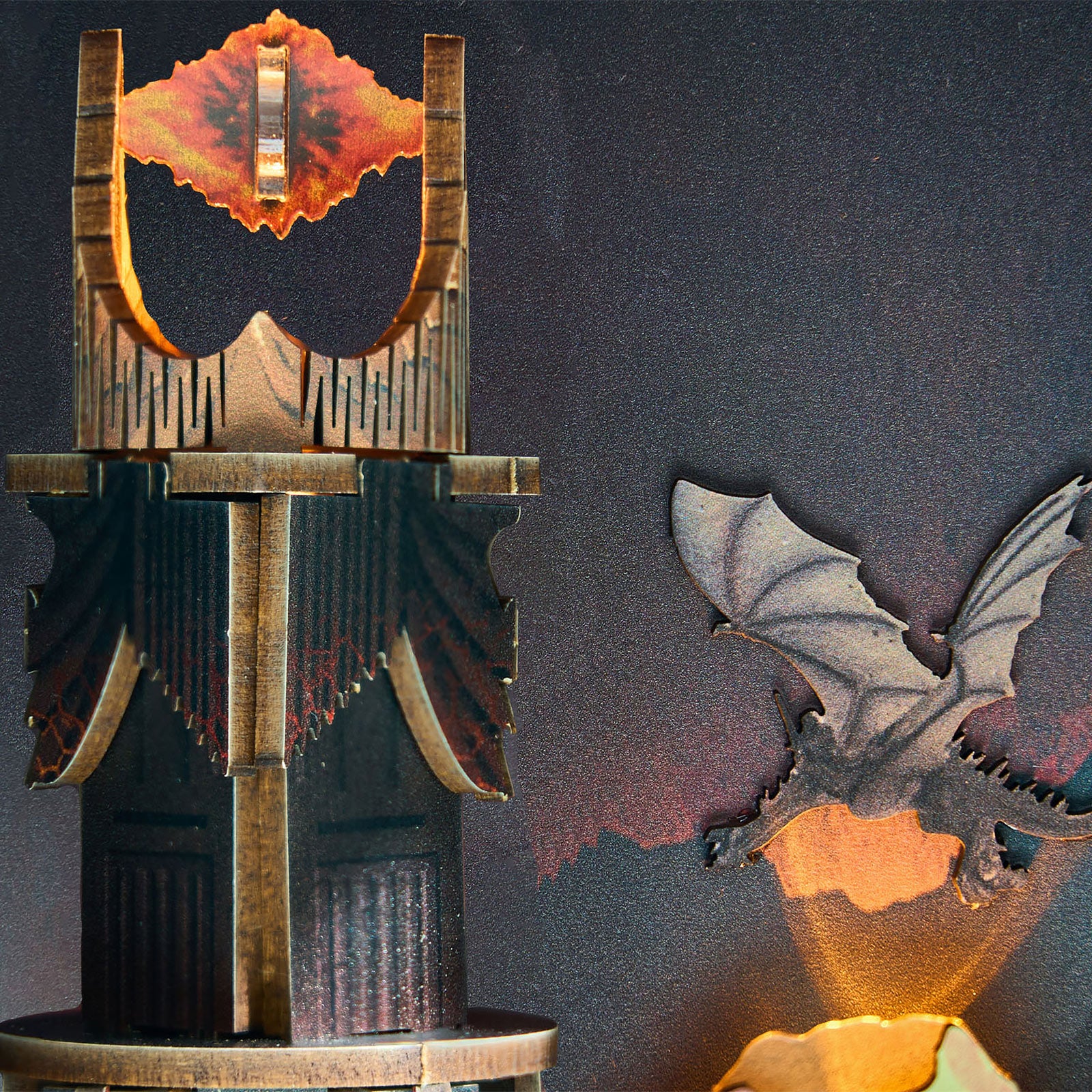 Image produit Le Seigneur des Anneaux - Book Nook Barad-dûr kit maquette en bois