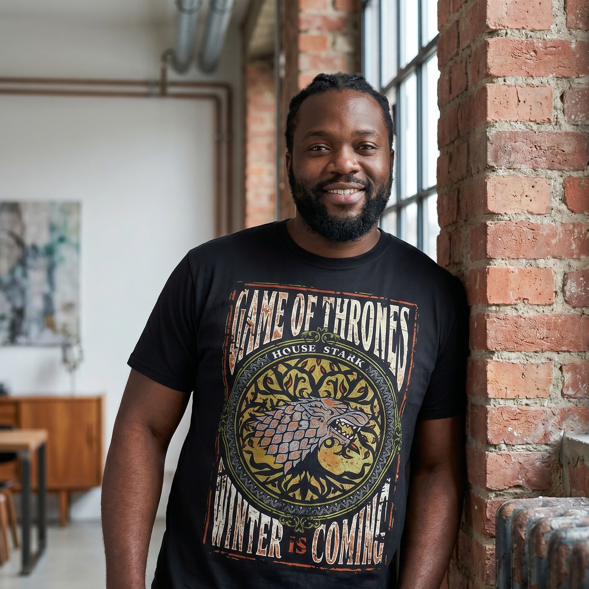 Image produit Game of Thrones - Winter is Coming T-Shirt noir