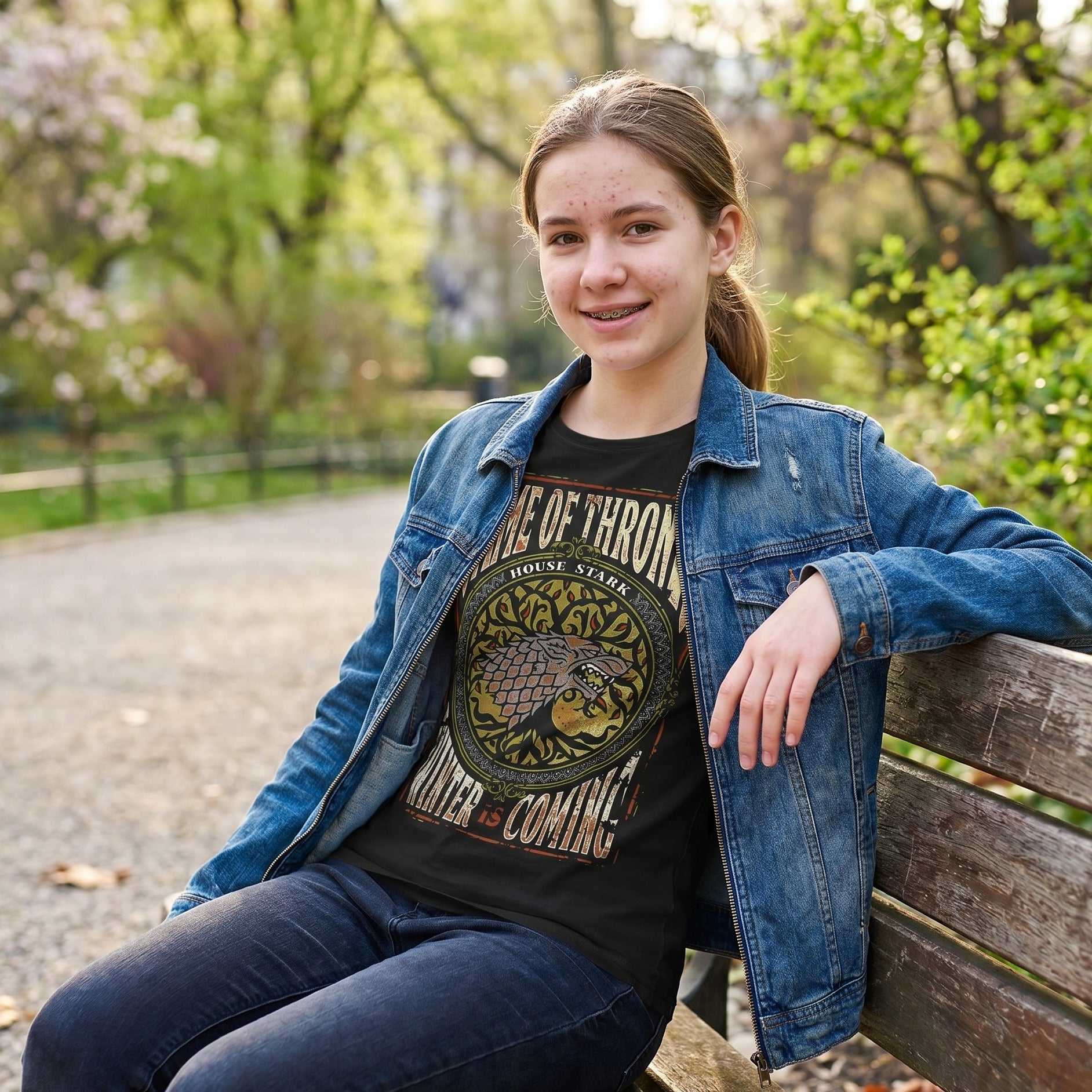 Image produit Game of Thrones - Winter is Coming T-Shirt noir