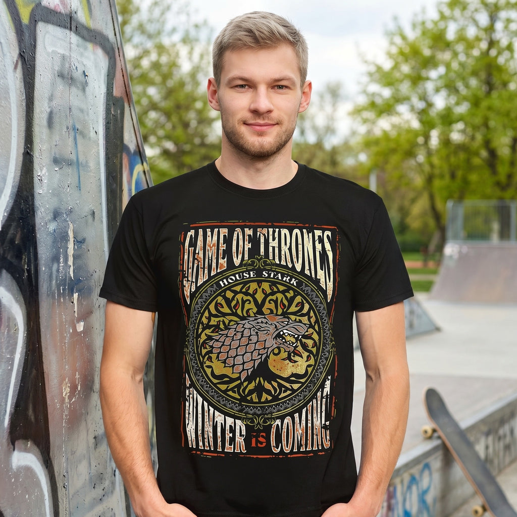 Image produit Game of Thrones - Winter is Coming T-Shirt noir