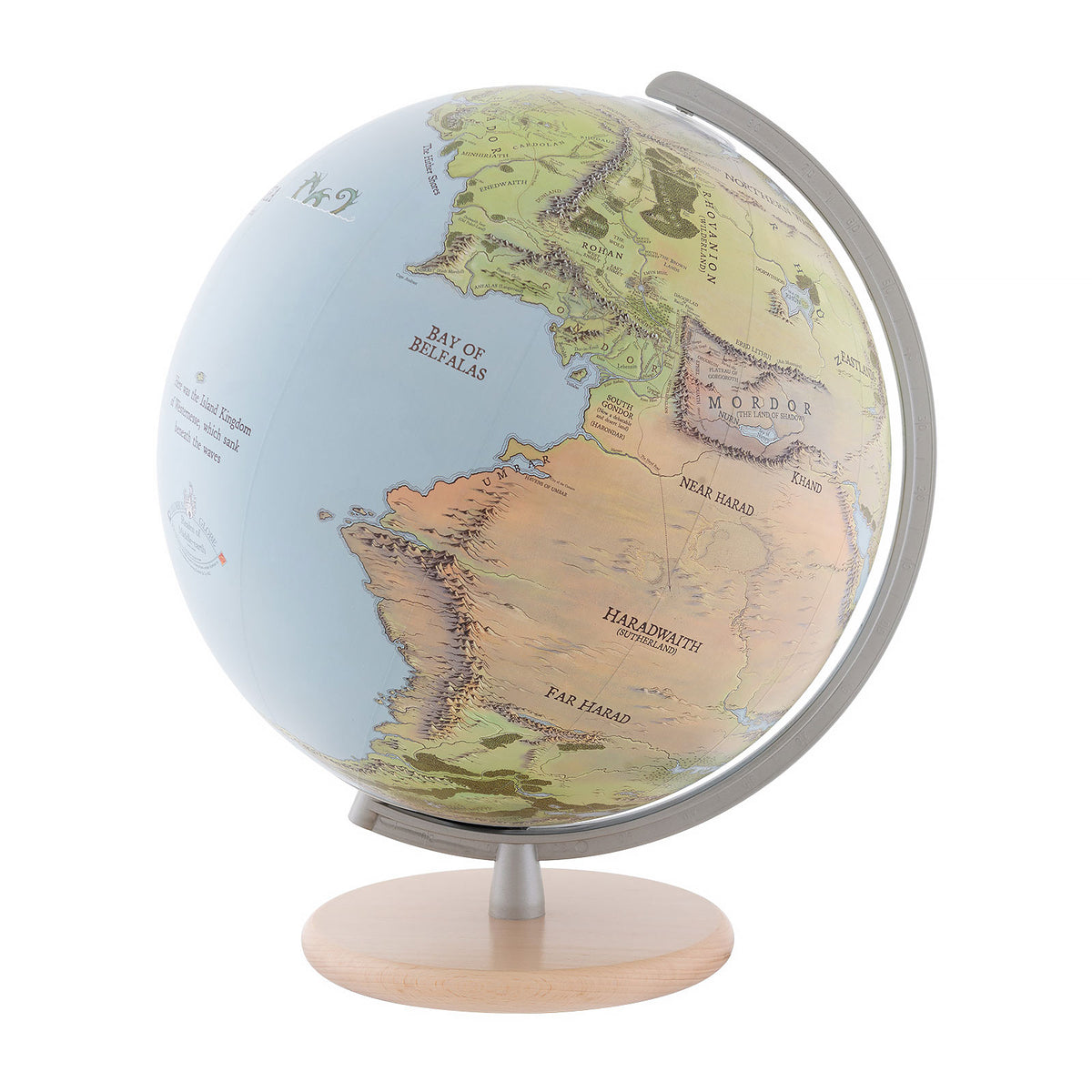 Image produit Le Seigneur des Anneaux - Globe de la Terre du Milieu avec lumière 30cm