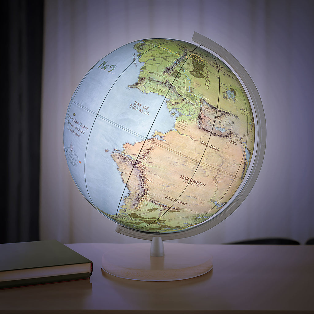 Image produit Le Seigneur des Anneaux - Globe de la Terre du Milieu avec lumière 30cm