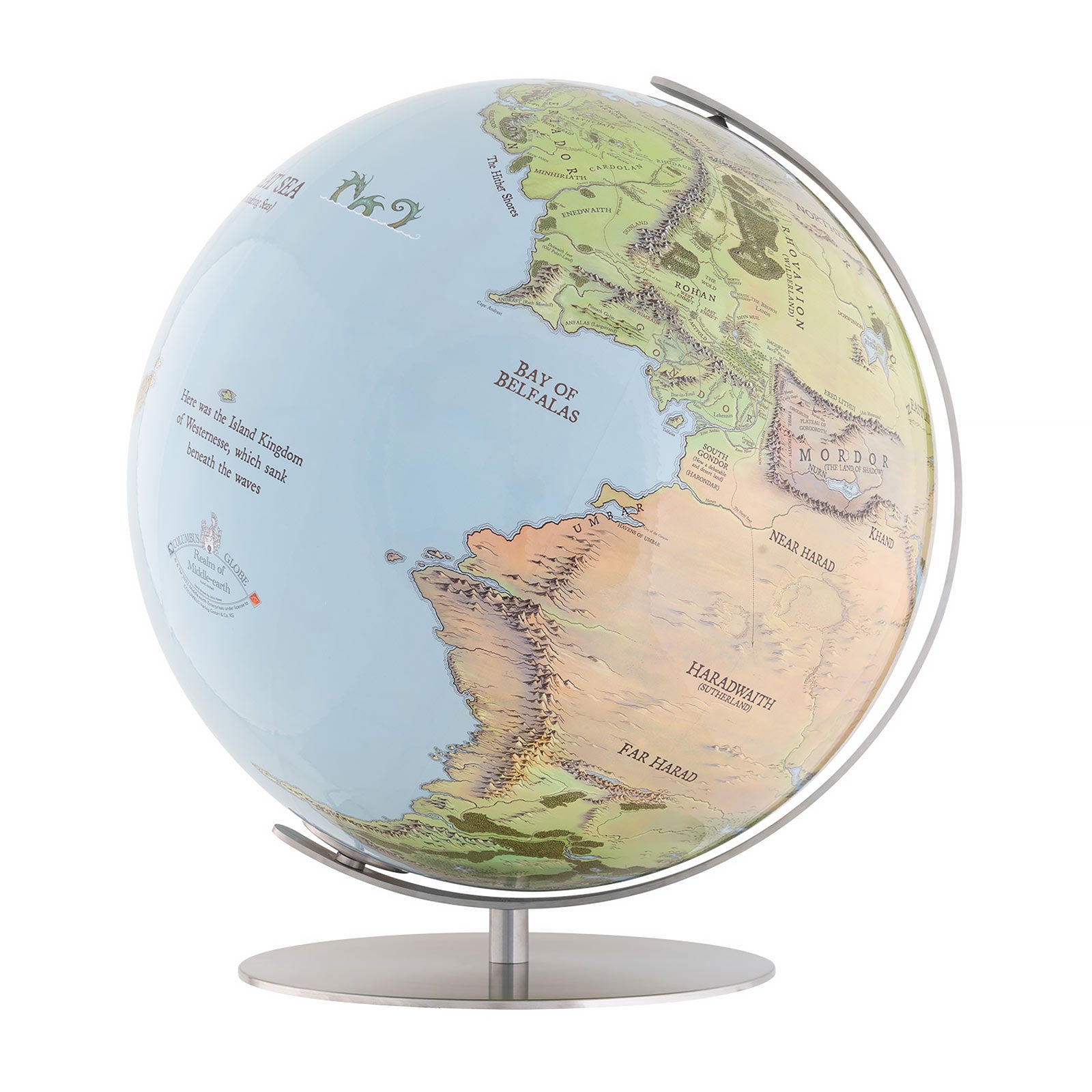 Image produit Le Seigneur des Anneaux - Globe de la Terre du Milieu avec Lumière 40cm