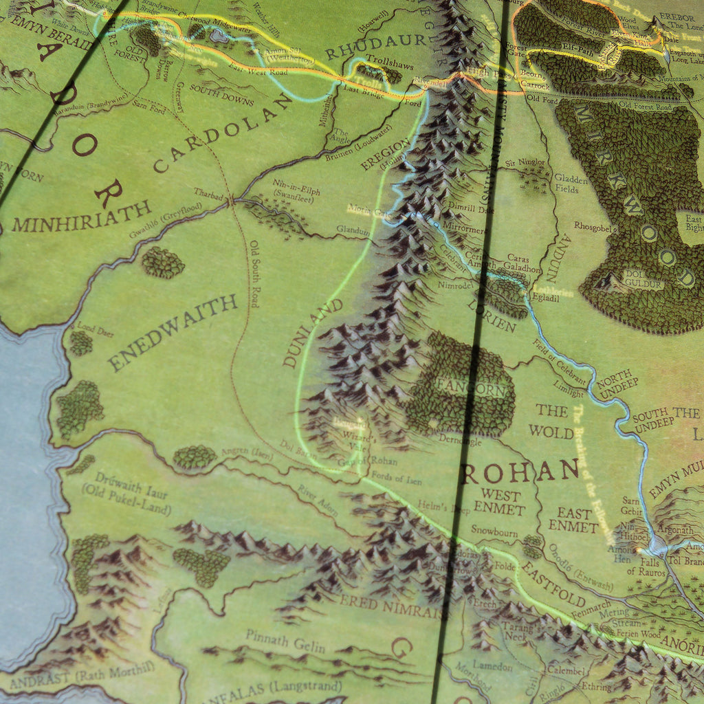 Image produit Le Seigneur des Anneaux - Globe de la Terre du Milieu avec Lumière 40cm