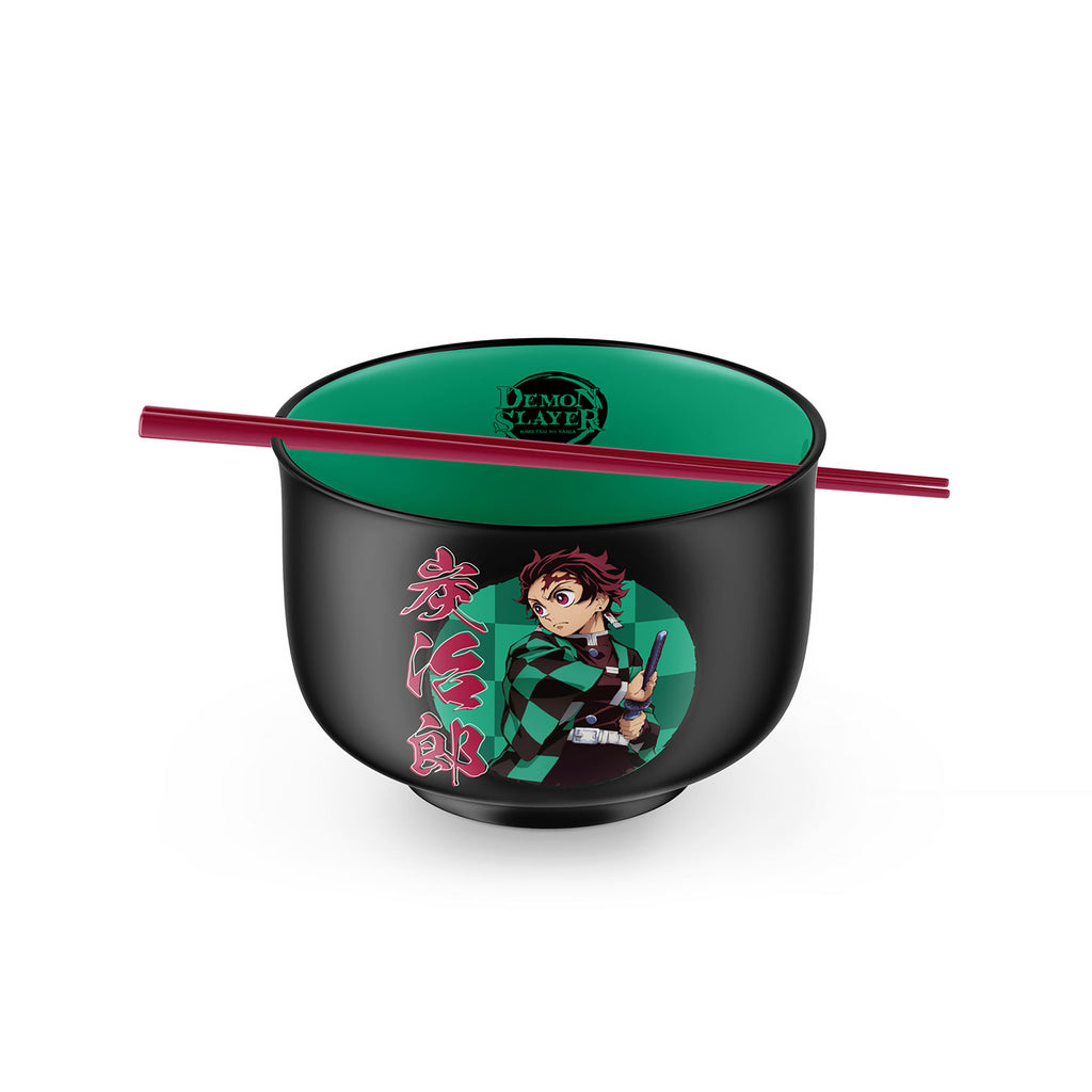 Image produit Demon Slayer - bol à ramen Tanjiro avec baguettes