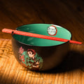Image produit Demon Slayer - bol à ramen Tanjiro avec baguettes