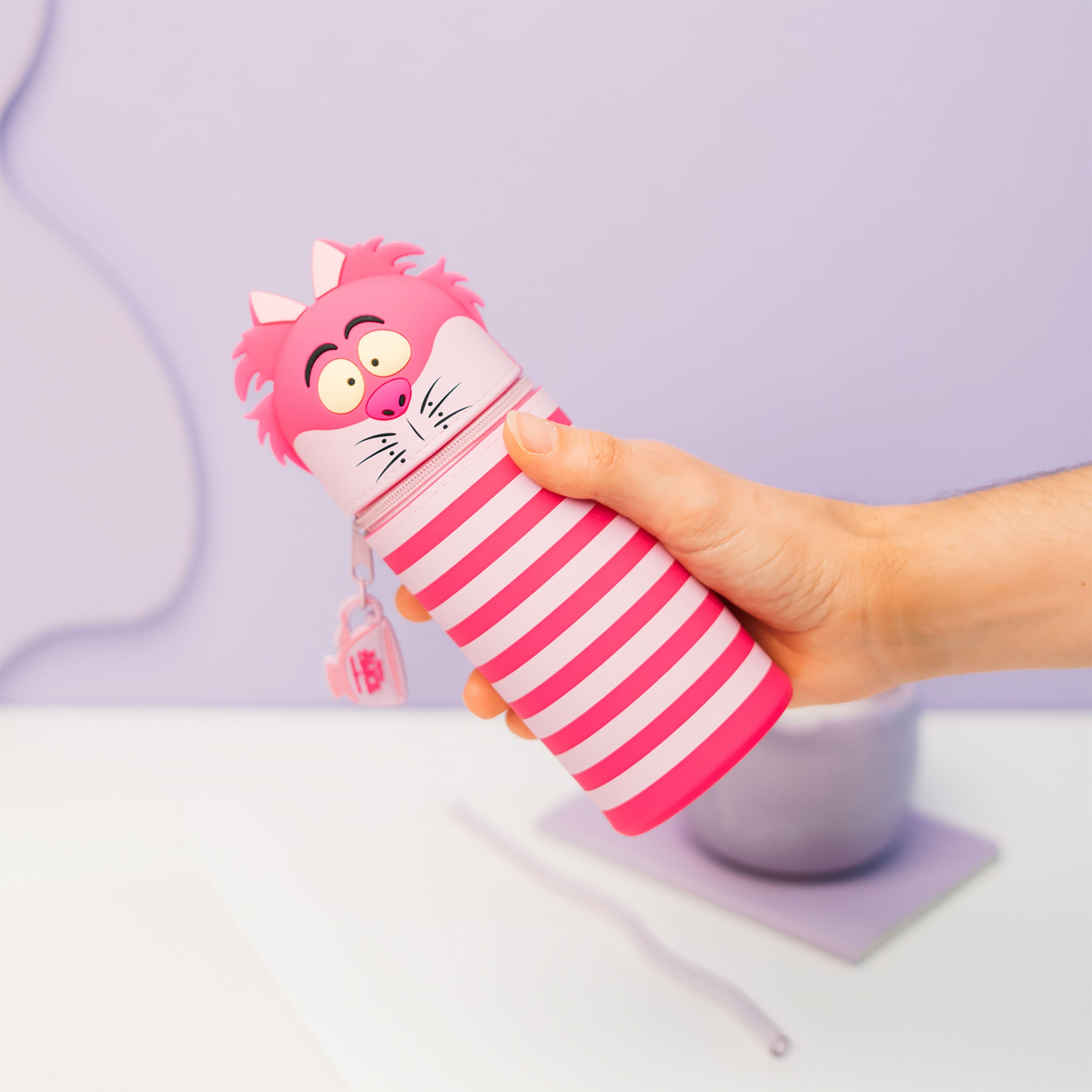Image produit Alice au pays des merveilles - Trousse en silicone 3D Chat du Cheshire