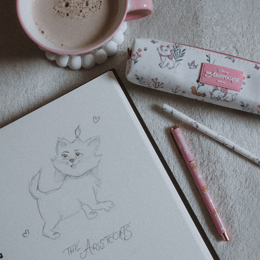 Image produit Les Aristochats - Trousse Marie avec stylo et crayon