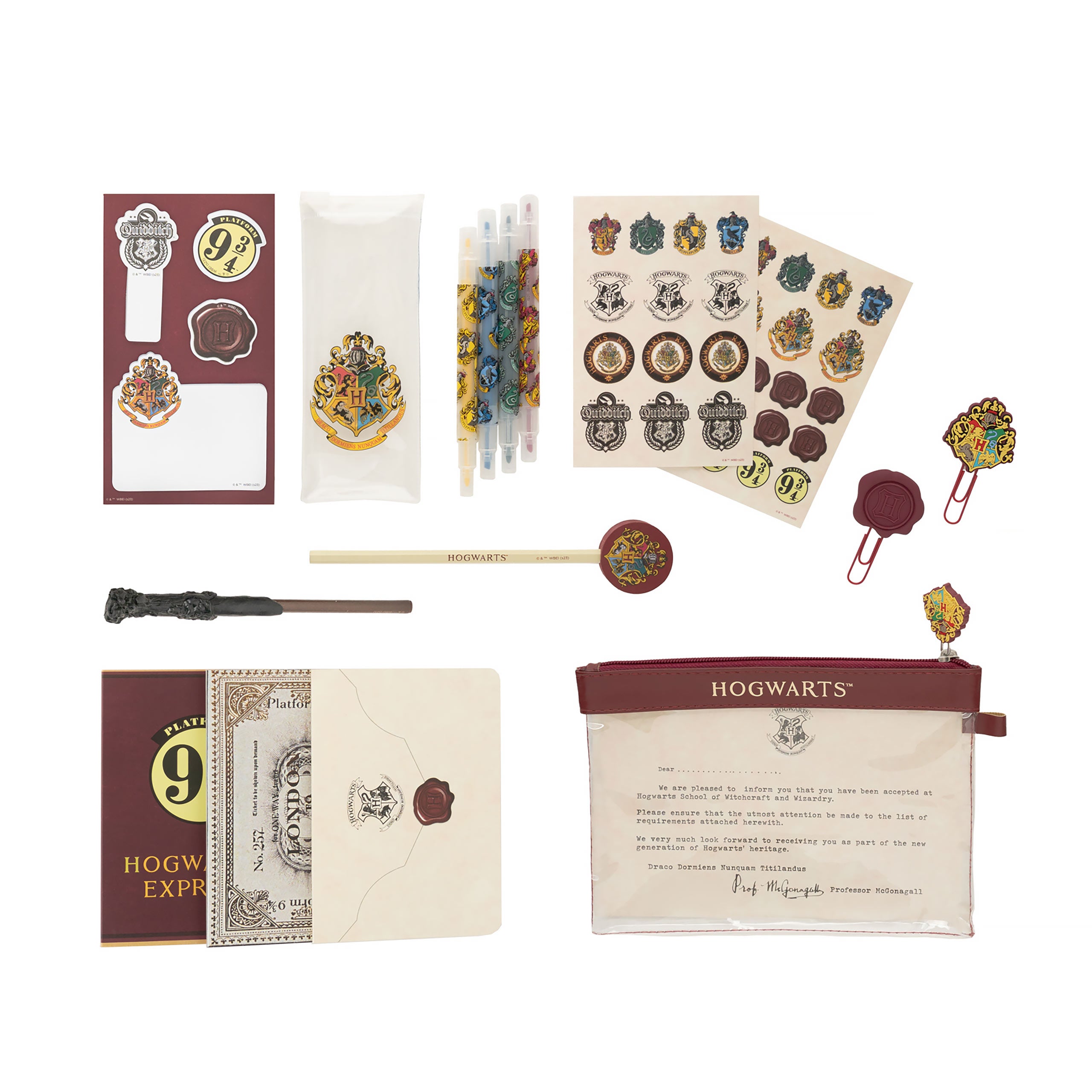 Image produit Harry Potter - Set d'écriture Poudlard 14 pièces