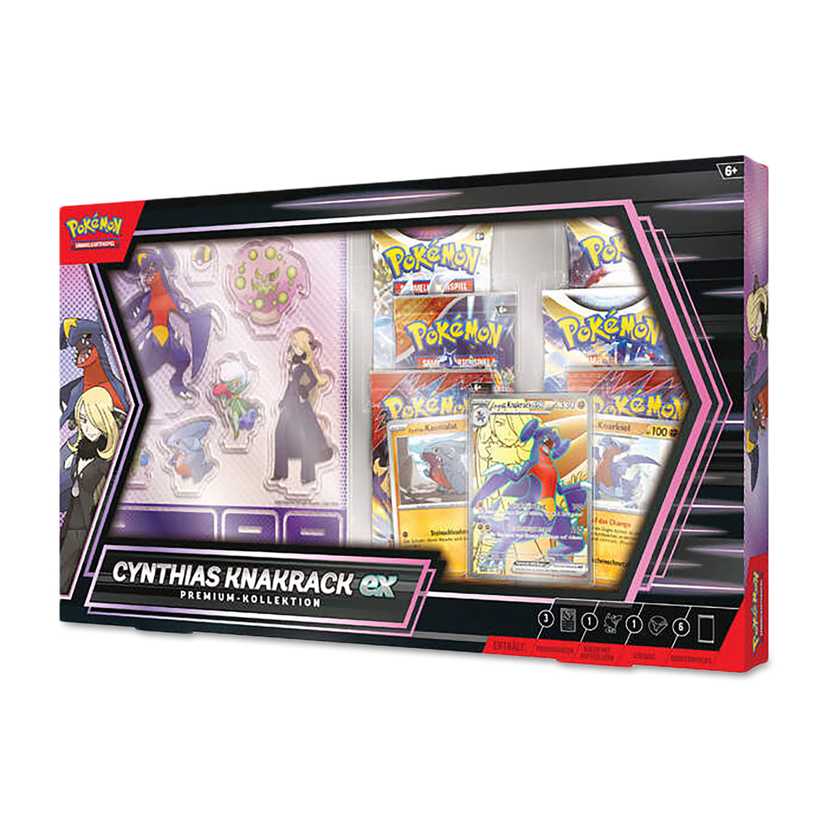 Image produit Pokemon - Collection Premium Cynthia et Carchacrok-Ex
