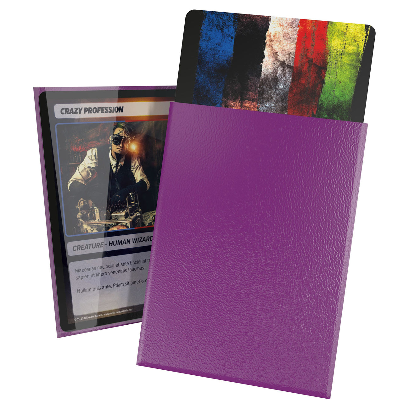 Image produit Protège-cartes Cortex violets lot de 100 Ultimate Guard pour TCG format standard