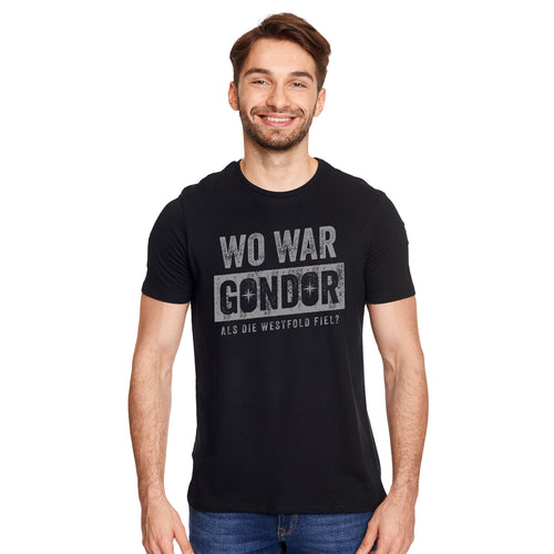 Product image Where Was T-Shirt for The Lord of the Rings Fans Black