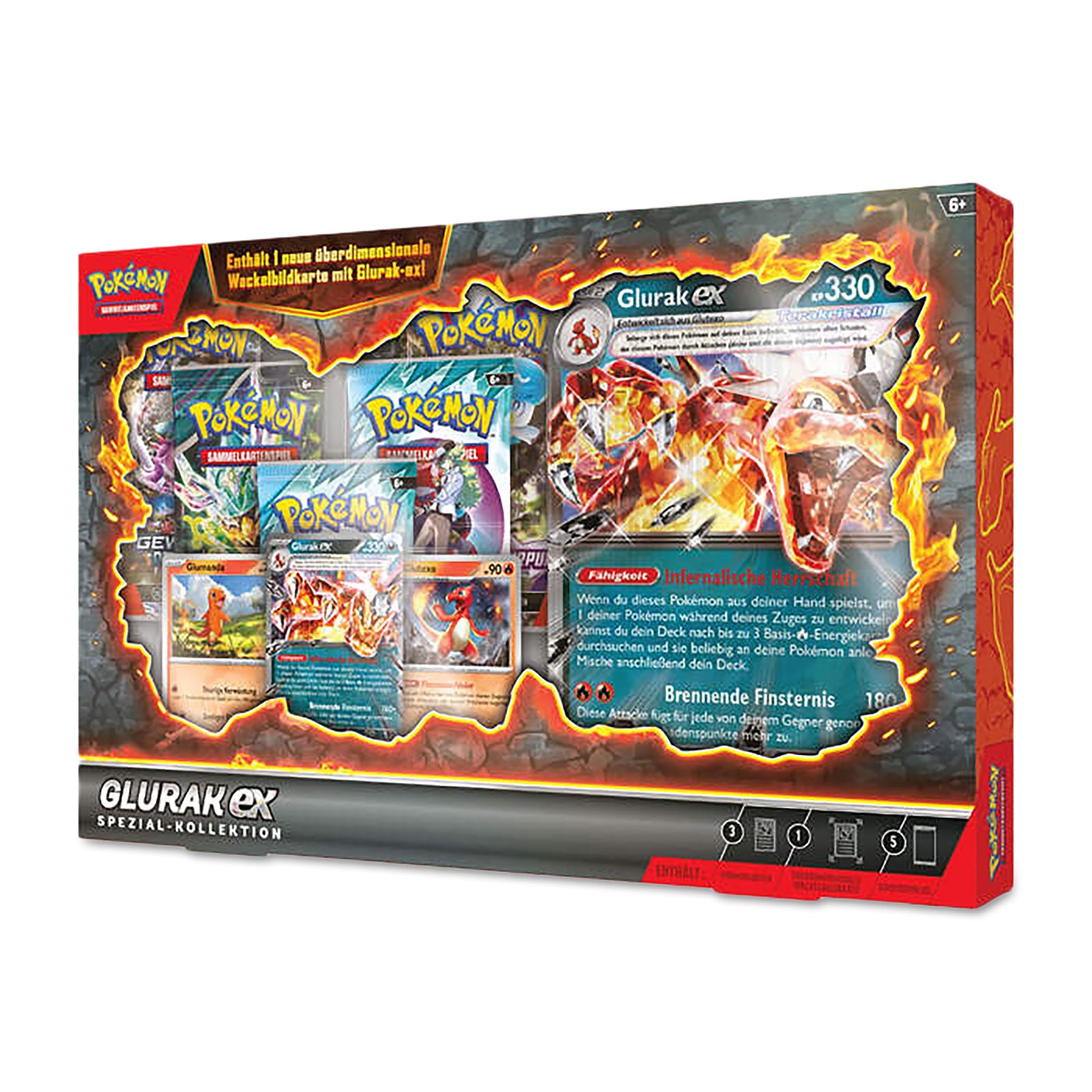 Image produit Pokemon - Charizard-Ex Coffret Spécial de Cartes à Collectionner Version Allemande