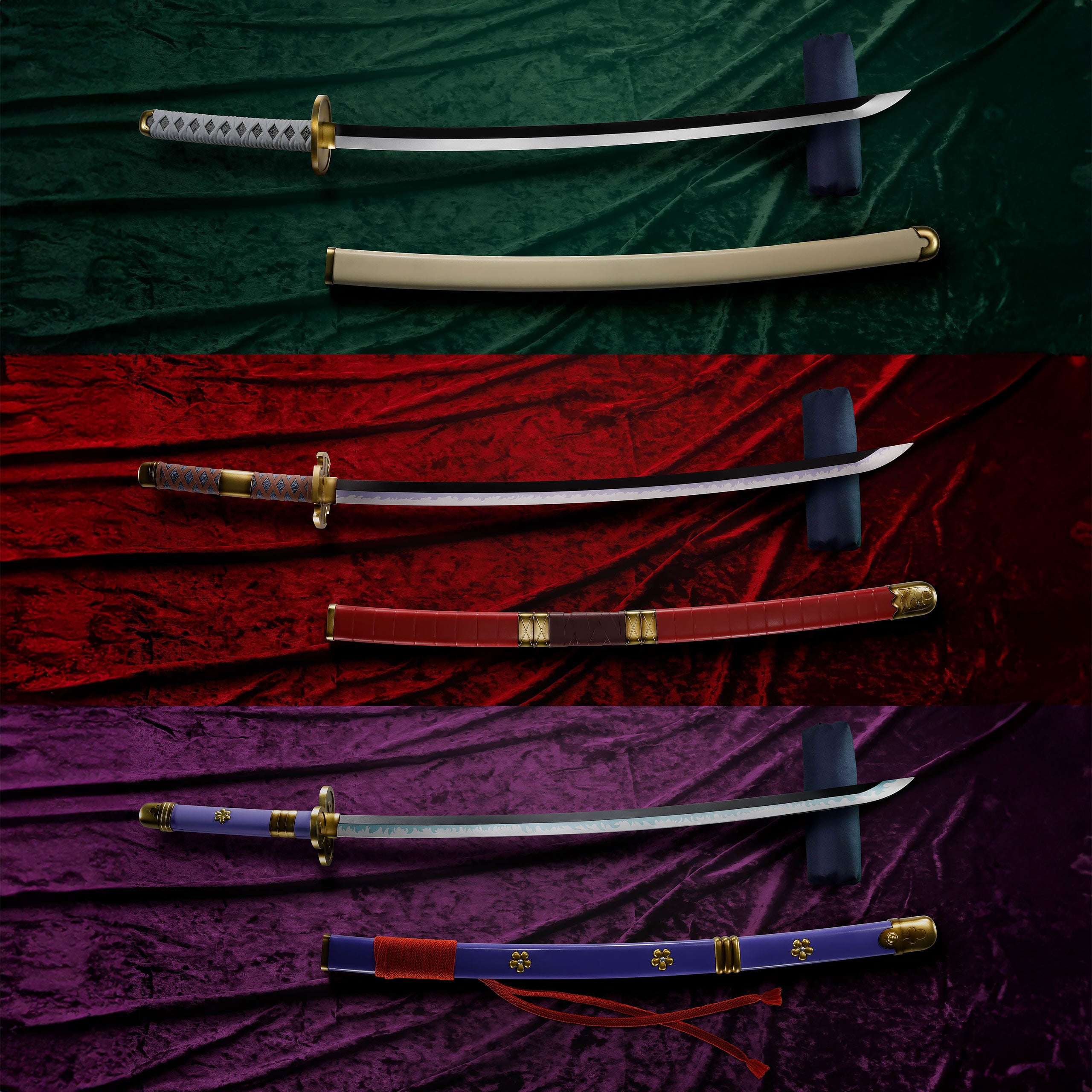 Image produit One Piece - Répliques d’épées de Roronoa Zoro set de 3