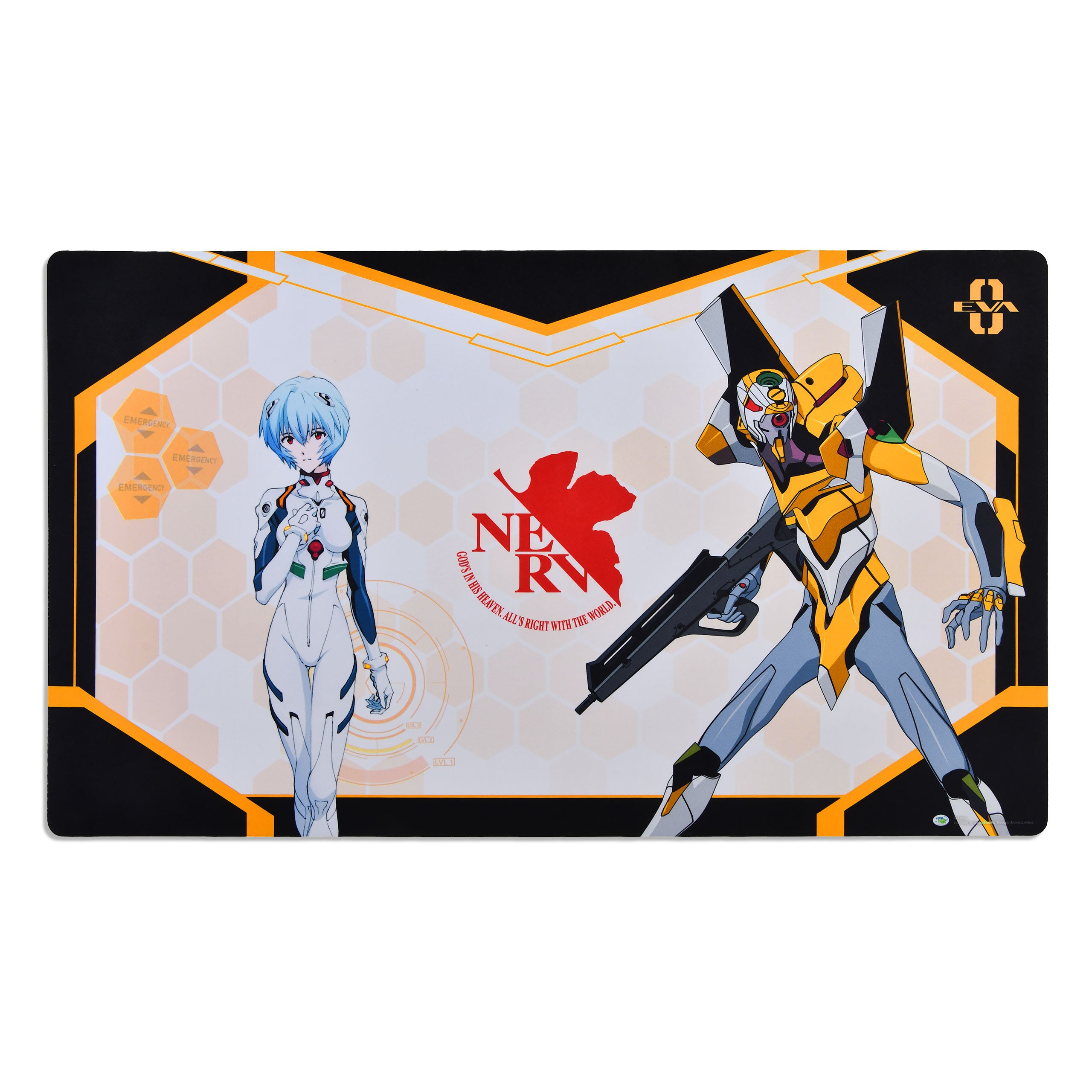 Image produit Evangelion - Tapis de souris Rei et Unit-00