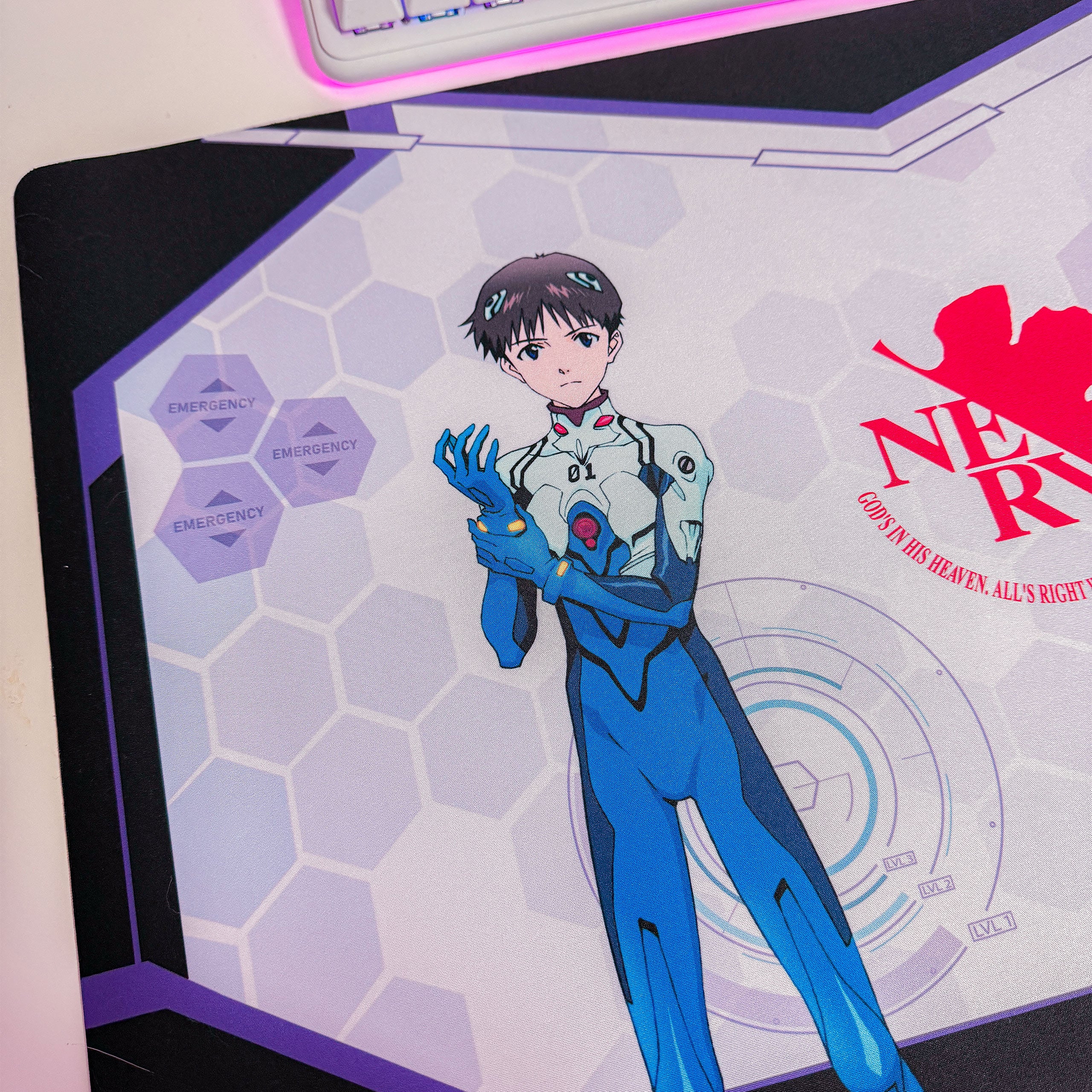 Image produit Evangelion - Tapis de souris Shinji et Unité-01