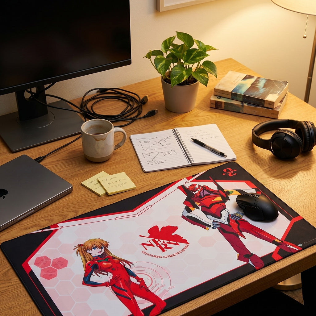 Image produit Evangelion - Tapis de souris Asuka et Unit-02