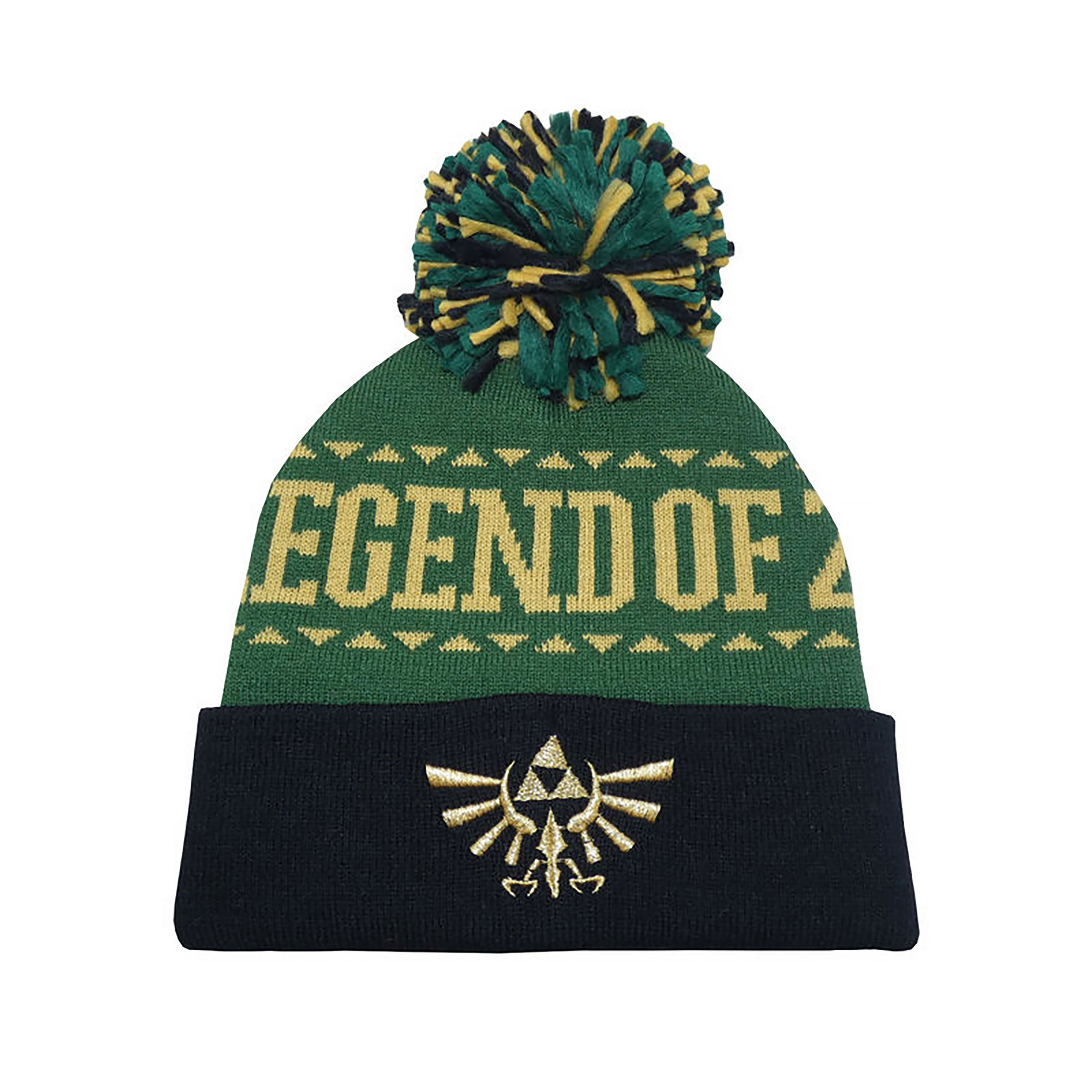Image produit Zelda - Bonnet à pompon avec logo