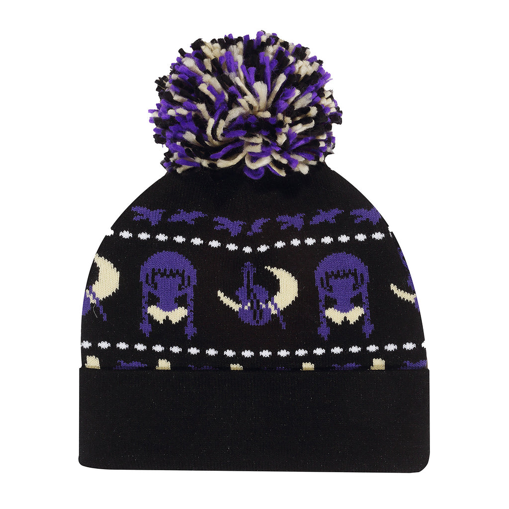 Image produit Wednesday - Bonnet Midnight à pompon