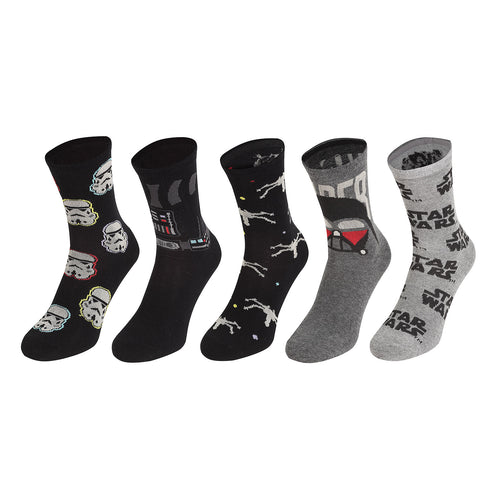 Image produit Star Wars - Lot de 5 paires de chaussettes Dark Side en boîte cadeau