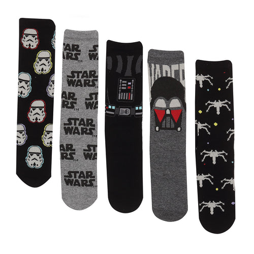Image produit Star Wars - Lot de 5 paires de chaussettes Dark Side en boîte cadeau