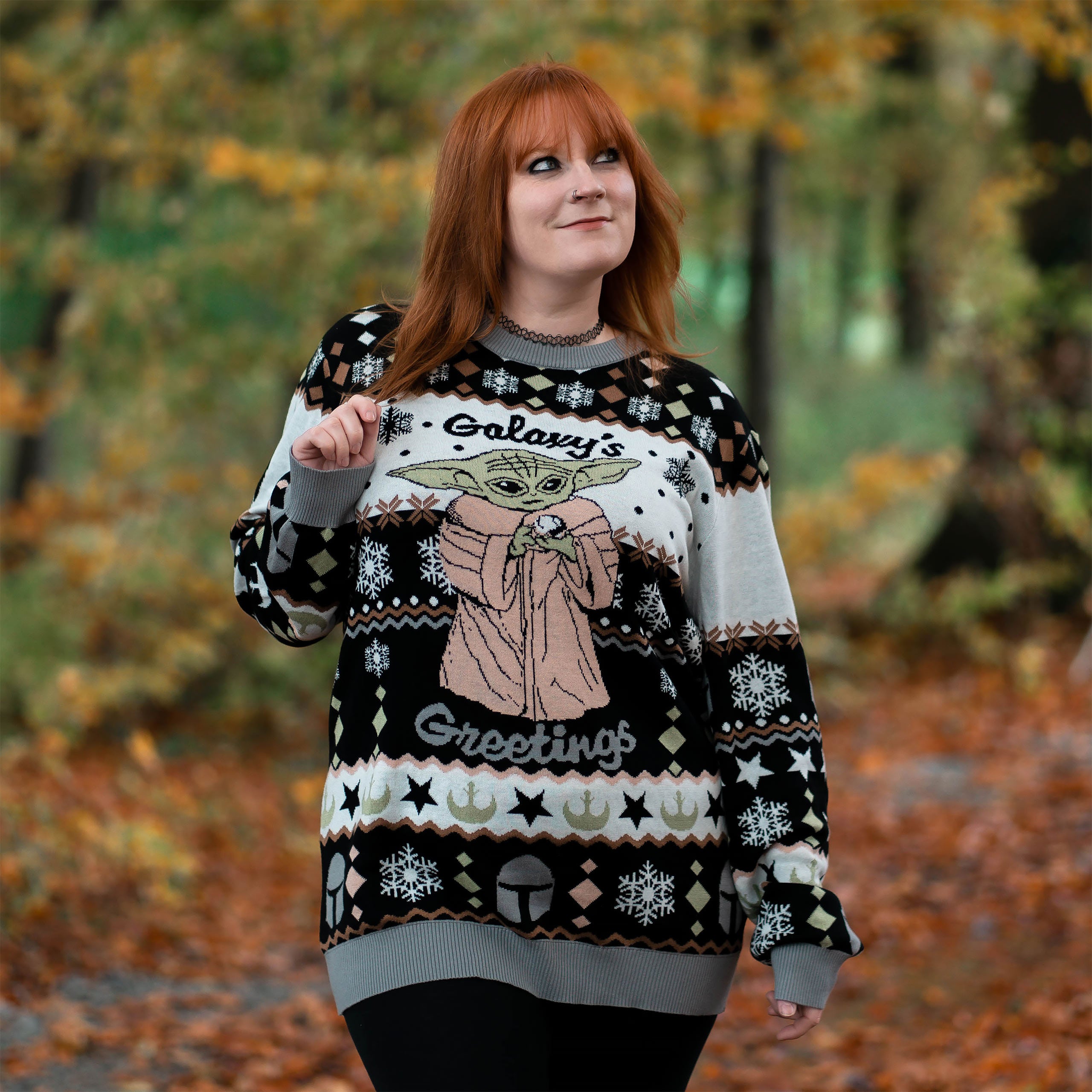Image produit Grogu Galaxy's Greetings pull tricoté - Star Wars The Mandalorian