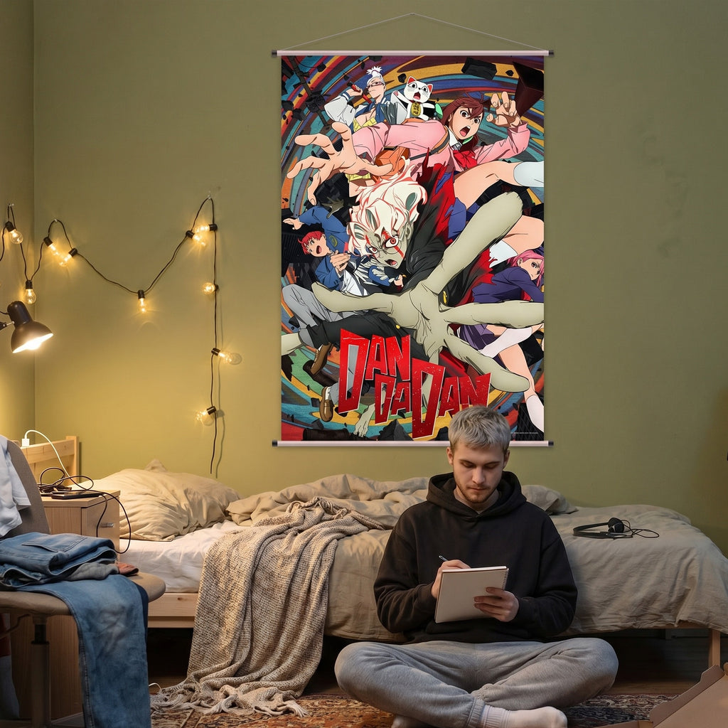 Image produit Dandadan - Okarun et ses amis Wall Scroll