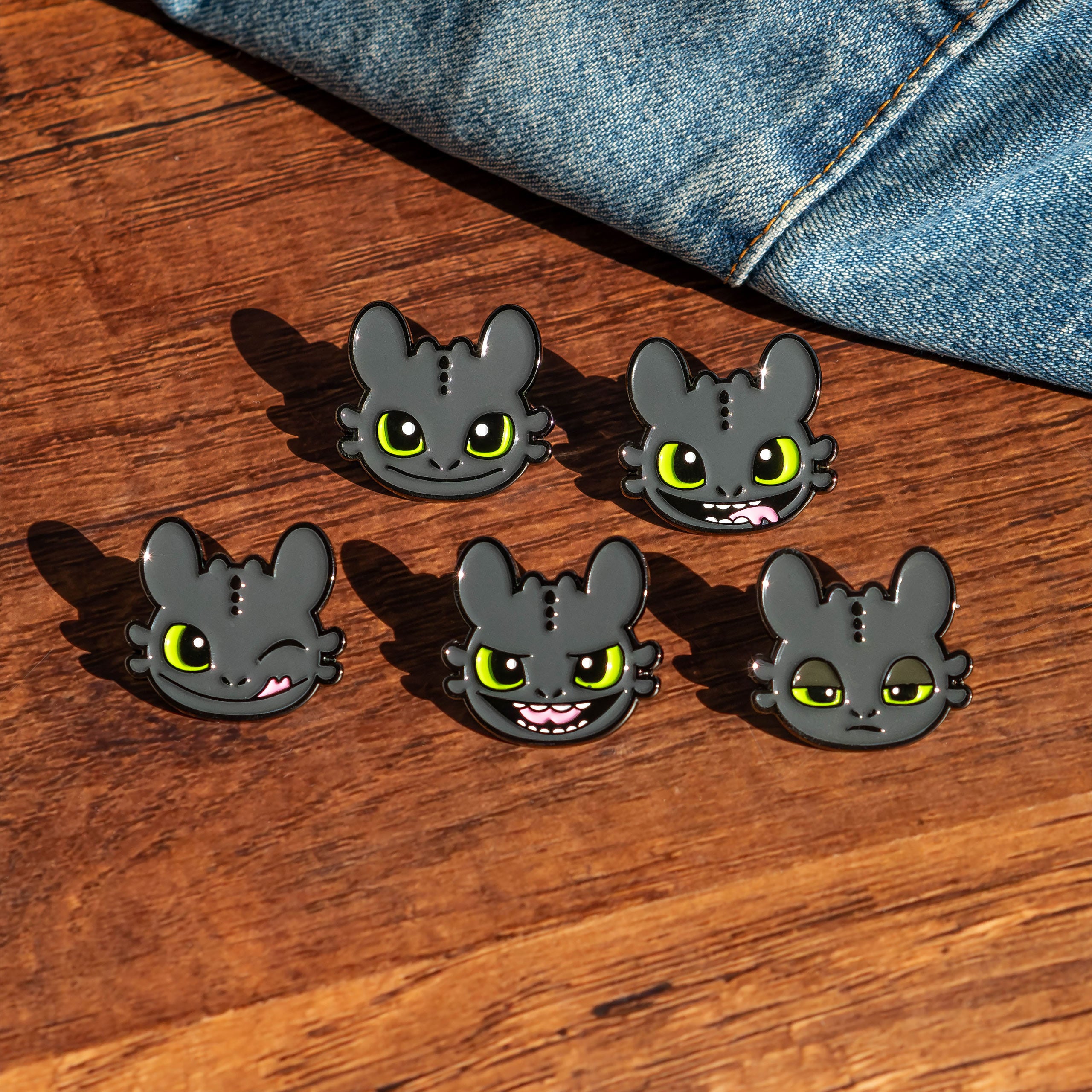 Image produit Dragons - Ensemble de 5 pins Krokmou