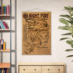 Image produit Dragons - Night Fury Tenture murale