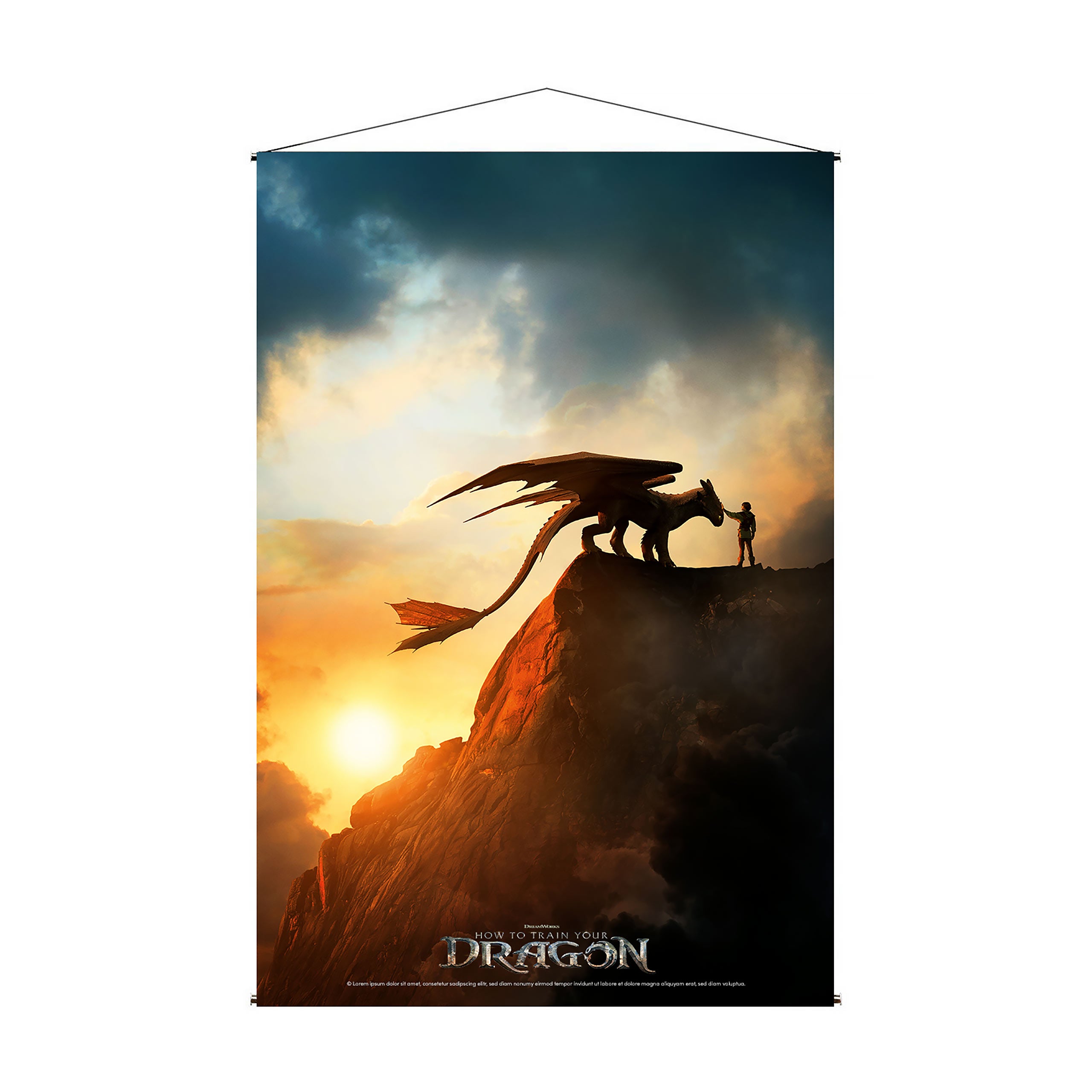 Image produit Dragons - Key Art Tapisserie Murale