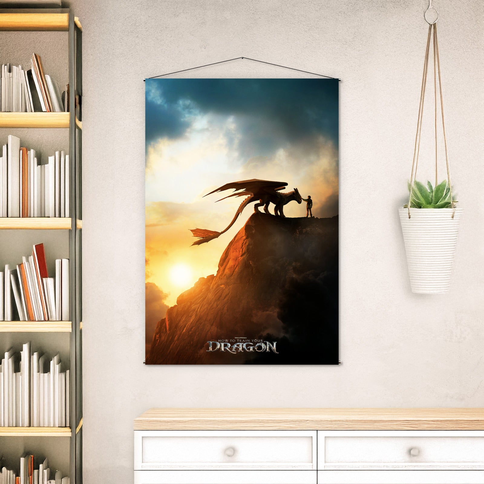 Image produit Dragons - Key Art Tapisserie Murale
