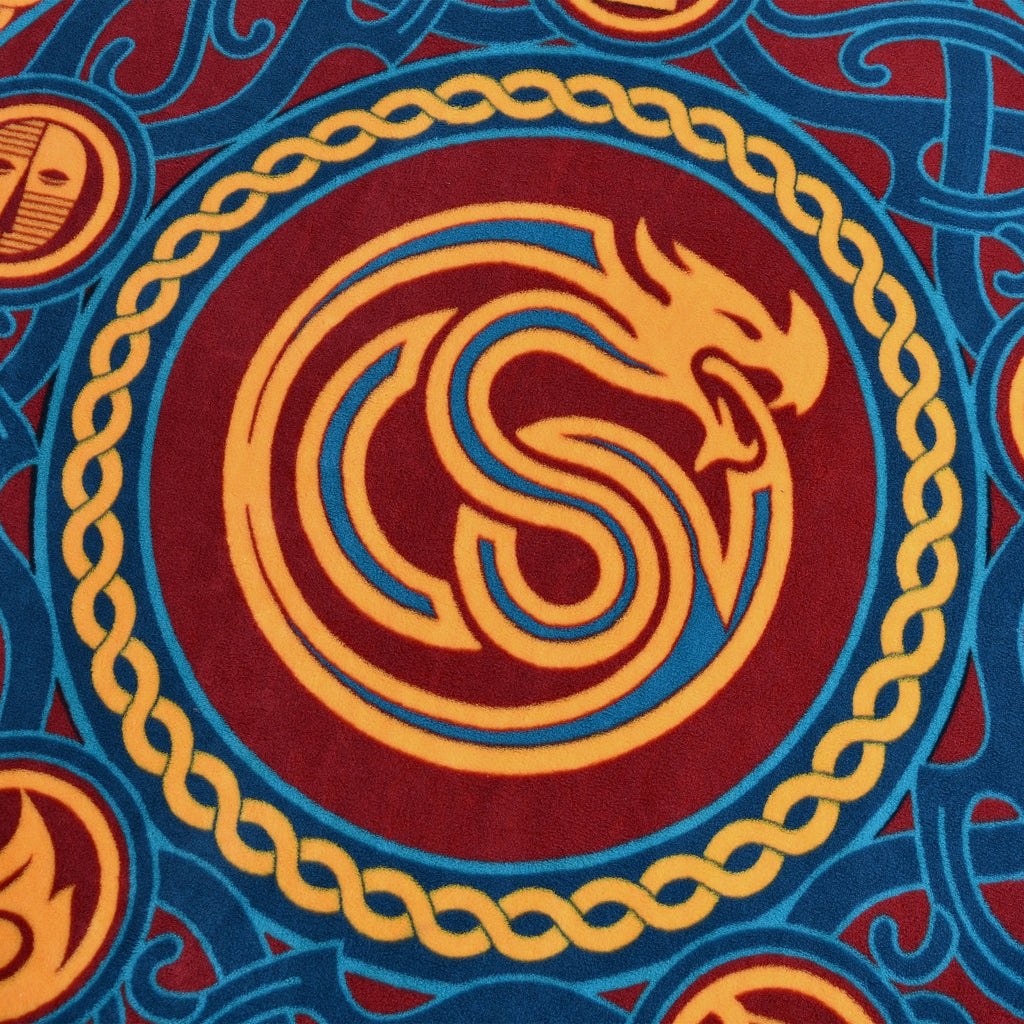 Image produit Dragons - Couverture en polaire avec ornement