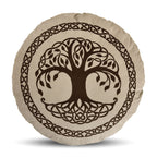 Image produit Dragons - Coussin symbole de l’Arbre-Monde Yggdrasil marron