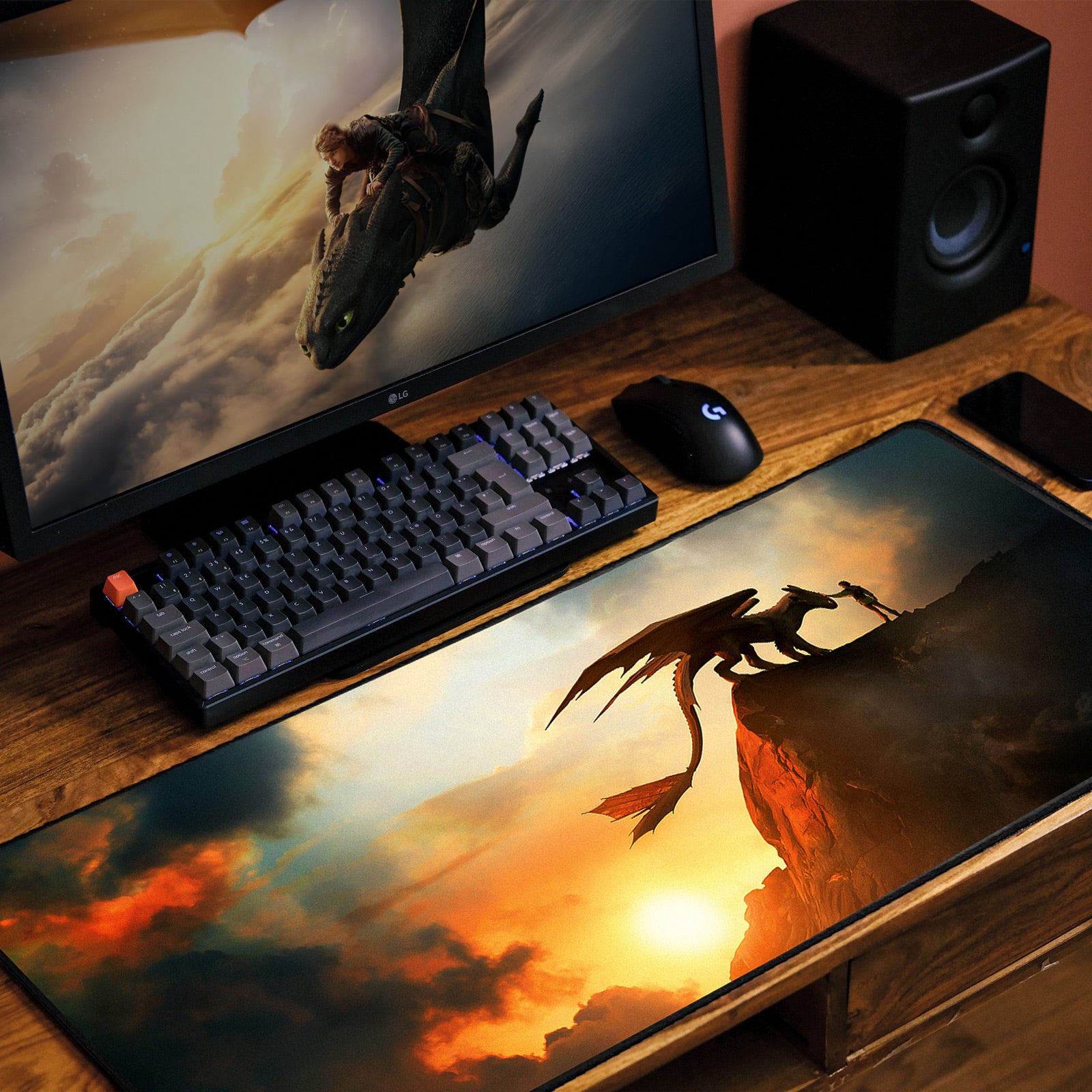 Image produit Dragons – Affiche Tapis de souris