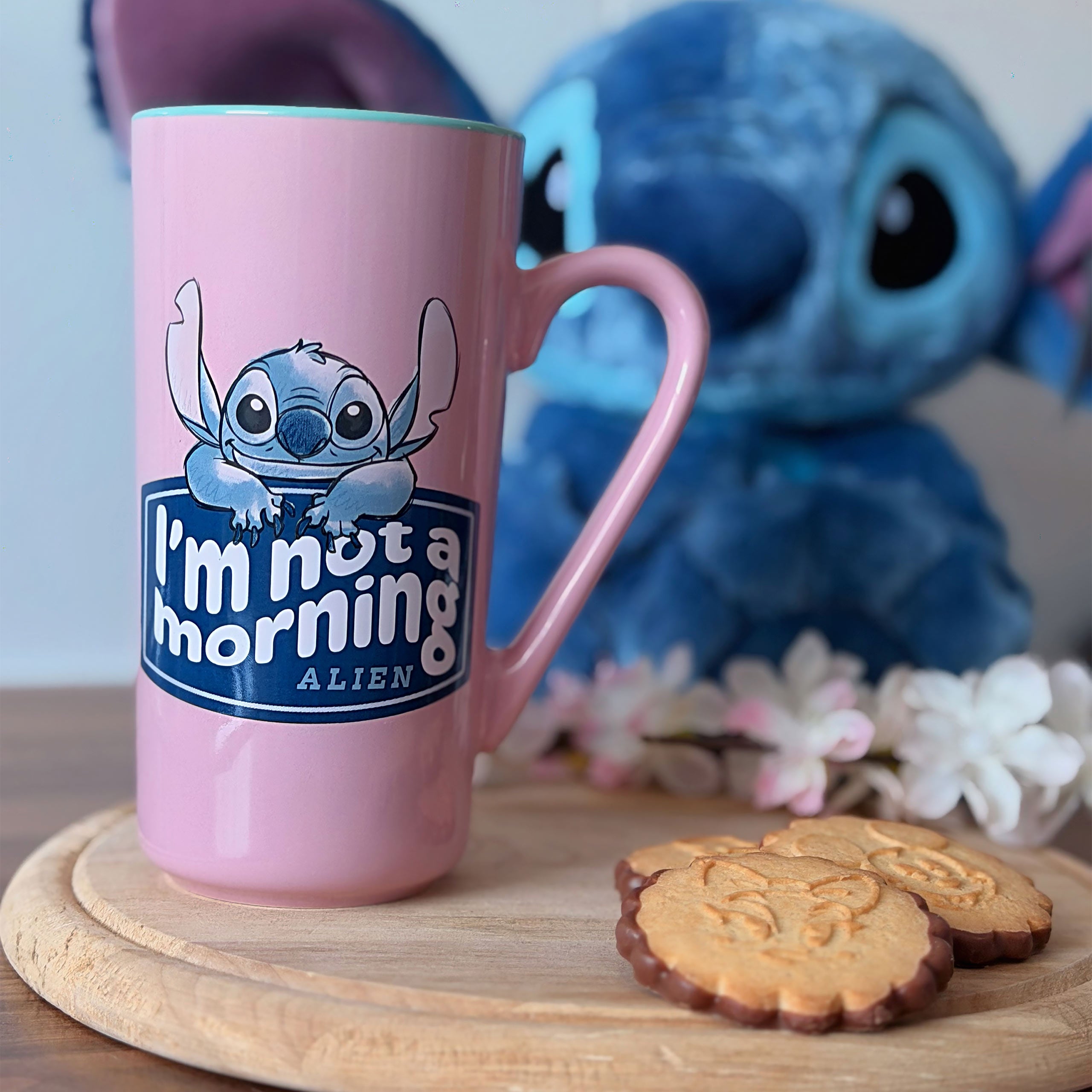 Image produit Mug Stitch et Angel I'm Not a Morning - Lilo & Stitch