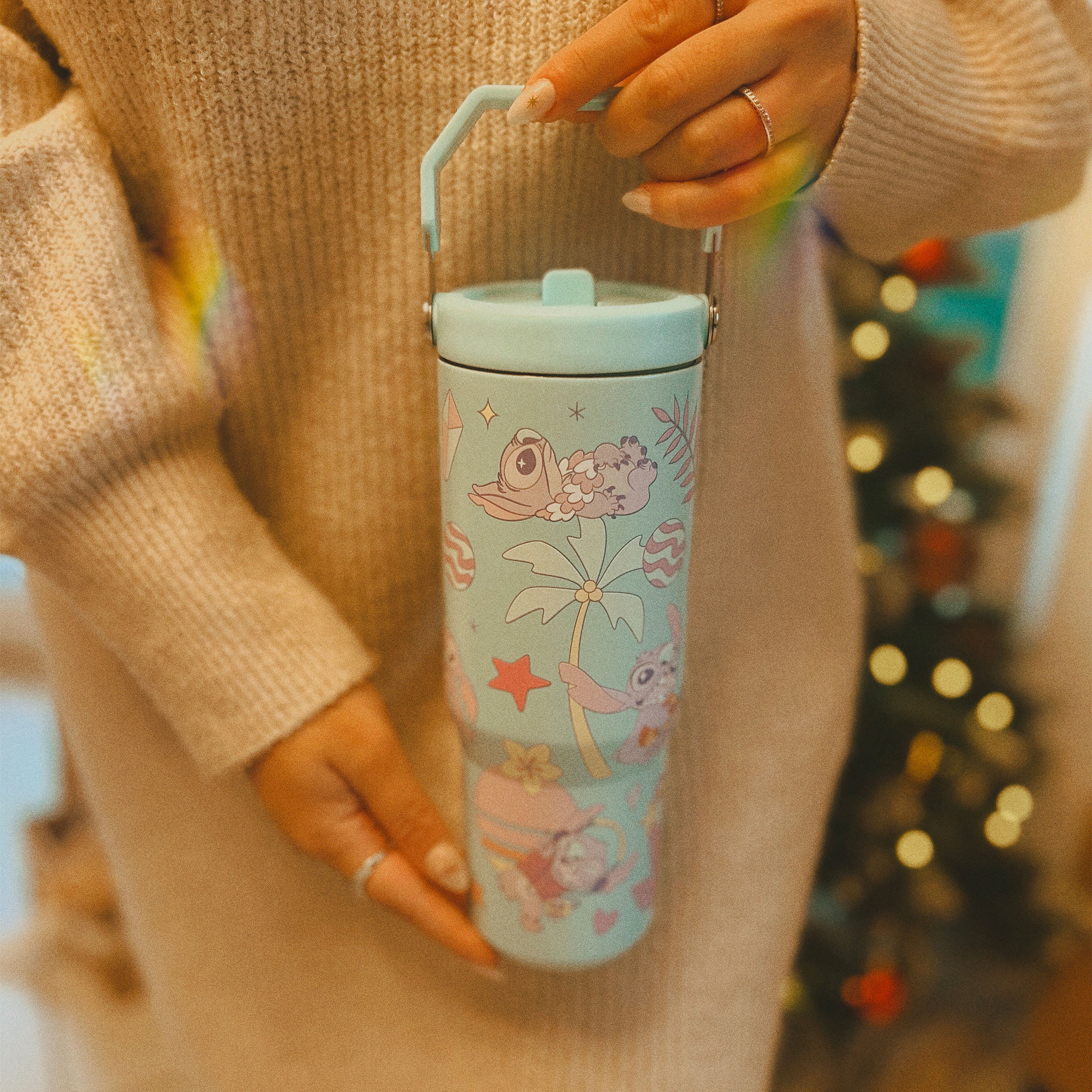 Image produit Mug de voyage Stitch avec anse - Lilo & Stitch