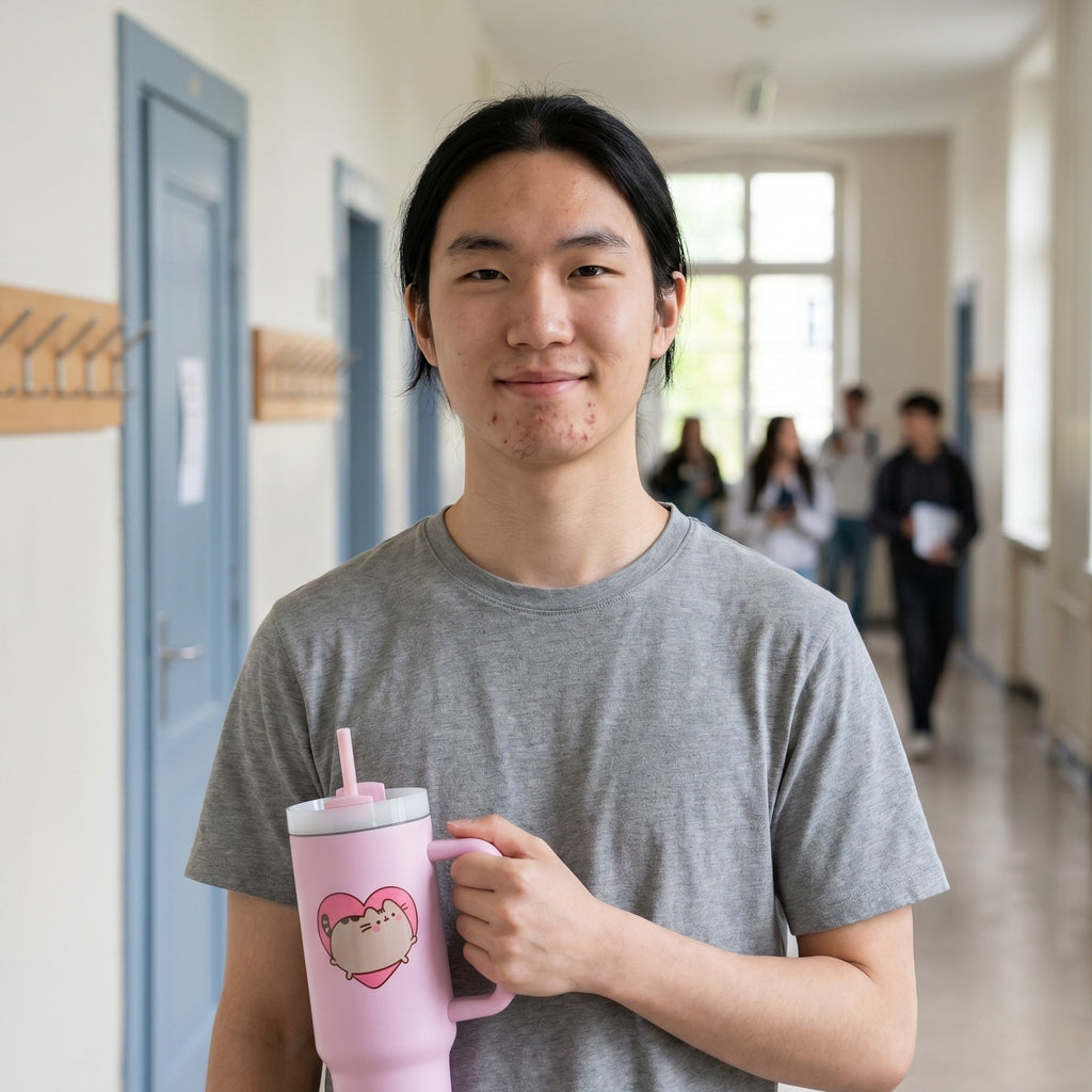 Image produit Pusheen - Yum To Go gobelet avec paille